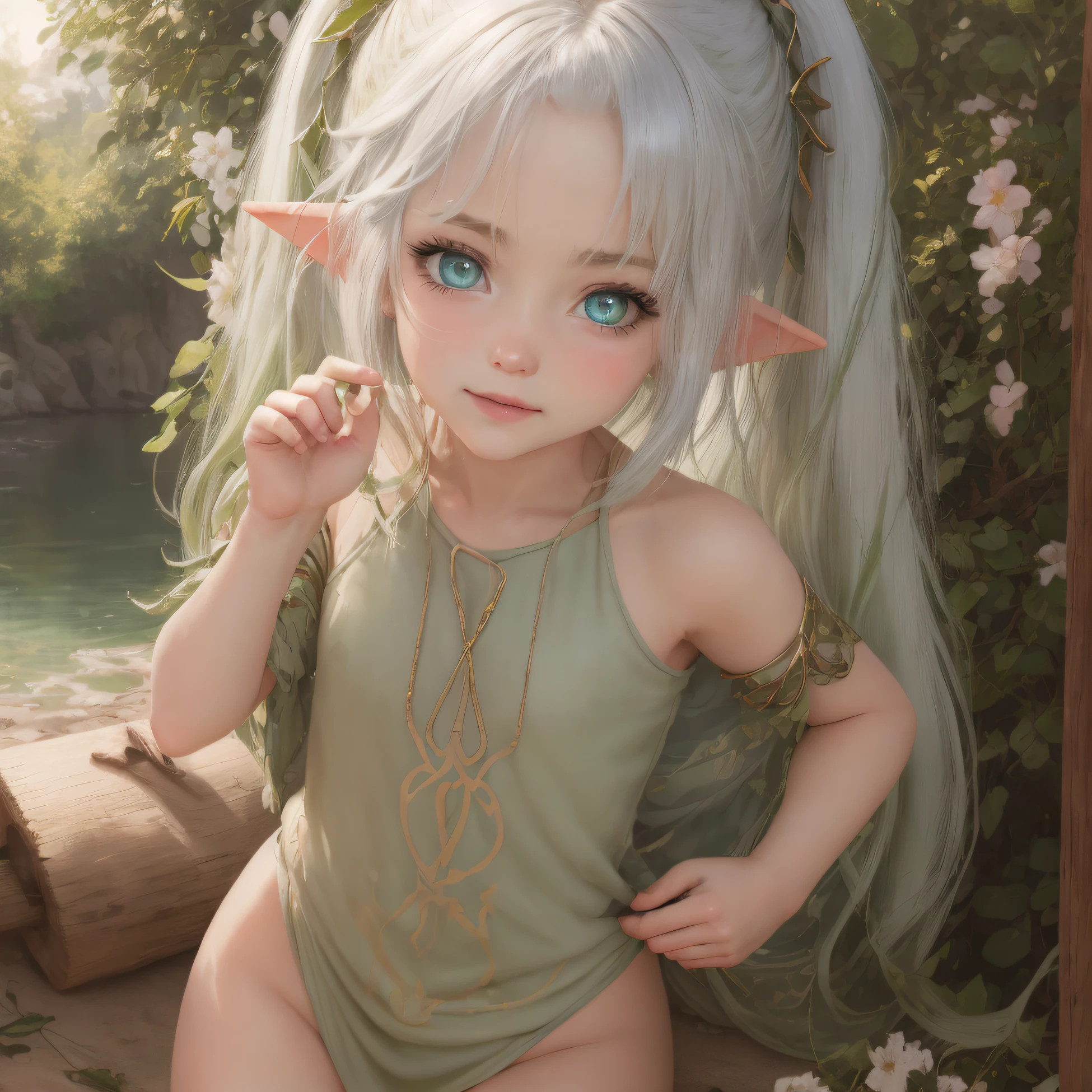 The elf stands and looks at the camera, A girl stands at a fair, blue eyes and pink short hair, Painted clothes, blue skies, Beautiful clear blue sky, green hairpins in the hair, skinny waist, Slender figure, Appearance of the model, confusion, sexuality, pixie, elf ears, Beautiful ears, green colored eyes, pantyhouse, black tights, little chest, You can see the, (Clothes shine through), (visible through clothes), Elf Girl, Sweet girl, attractive anime girl, beautiful anime girl, Cute beautiful anime woman, detailed digital anime art, beautiful anime girl, beautiful anime girl, Anime with small details, Best Quality, Masterpiece, Ultra-detailed, Beautiful, hight resolution, Original,CG 8K ультрареалистичный, perfect artwork, beatiful face, Face Clean, Skin, hyper realistic, Ultra Detailed, A detailed eye, dramatic lighting, (Realistic) Realistic, Full HD, Best Quality, Best Quality, Beautiful lighting, (8k wallpaper of extremely detailed CG unit), High Details, sharp-focus, The art of dramatic and photorealistic painting, beautiful smile, You can see the chest, naked breasts, naked ass, voluminous breasts, folds on the chest, voluminous clothing,