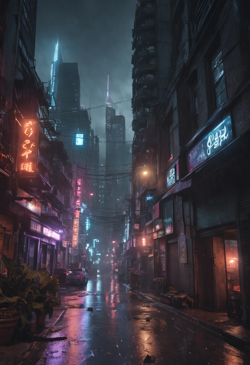 (professional 3d render: 3.2) af (Realistic: 3.2) The most beautiful artistic photo in the world, Smoothing function, Cloudy at night on wet city streets, A rhinoceros，Dim sky, rainy city, hyper realistic cyberpunk city, Hyper-realistic cyberpunk style, city street cinematic lighting, cyberpunk city street, cyberpunk city street background, cyberpunk streets at night, Cyberpunk Street, cyberpunk night street, ultra realistic 8k cyberpunk art, cyber punk style, hyper realisitc, rainy streets in the background