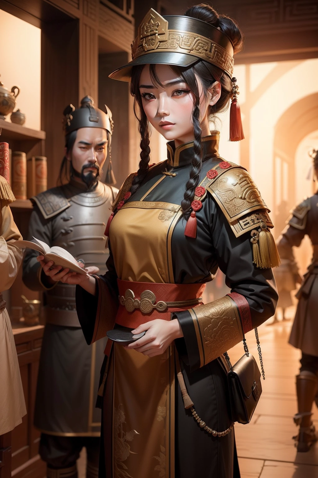 A trendy play design based on the Terracotta Army，The content contains the elements of the four characters of Tengchuang Excellent Products。