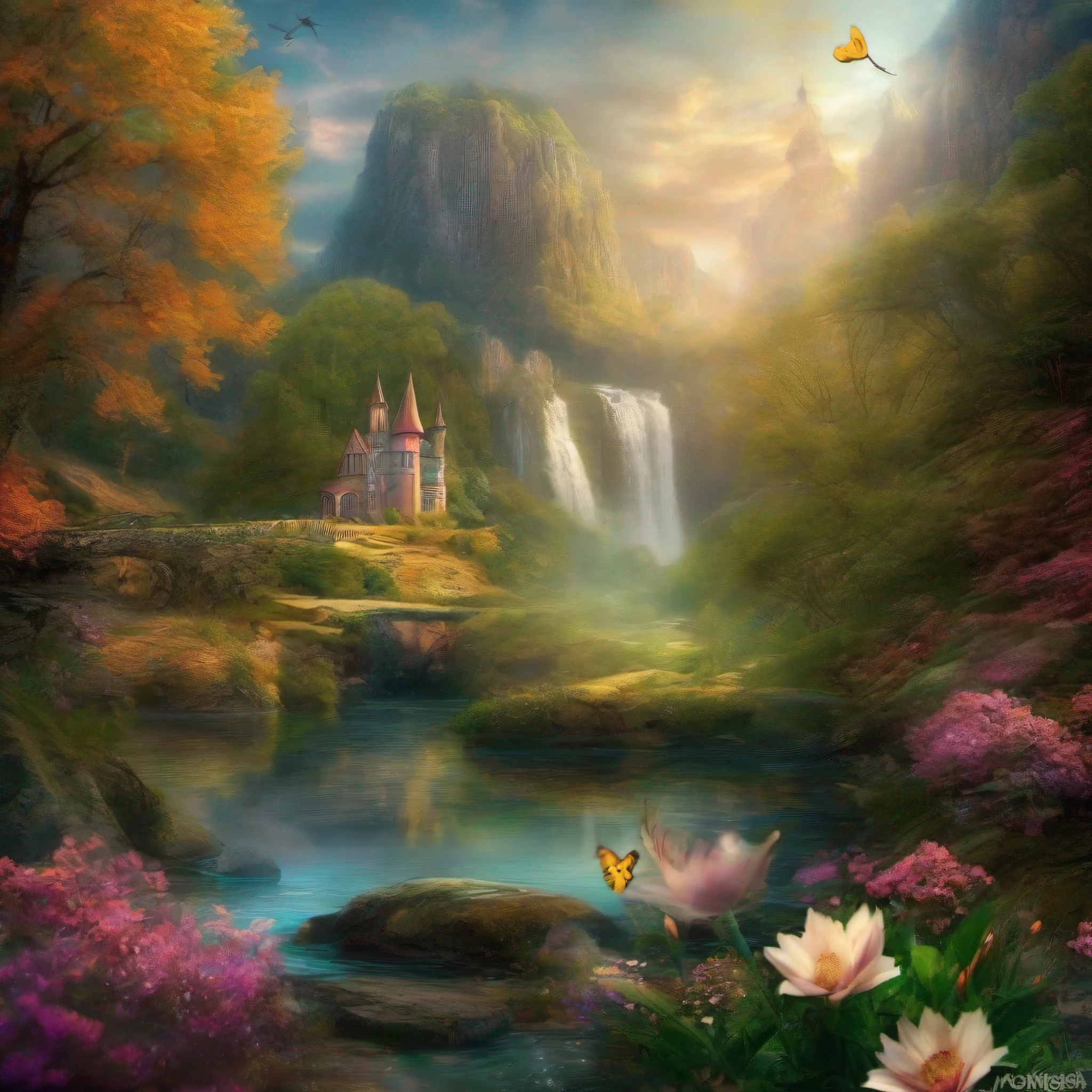 mather nature in fantasy land dreamy