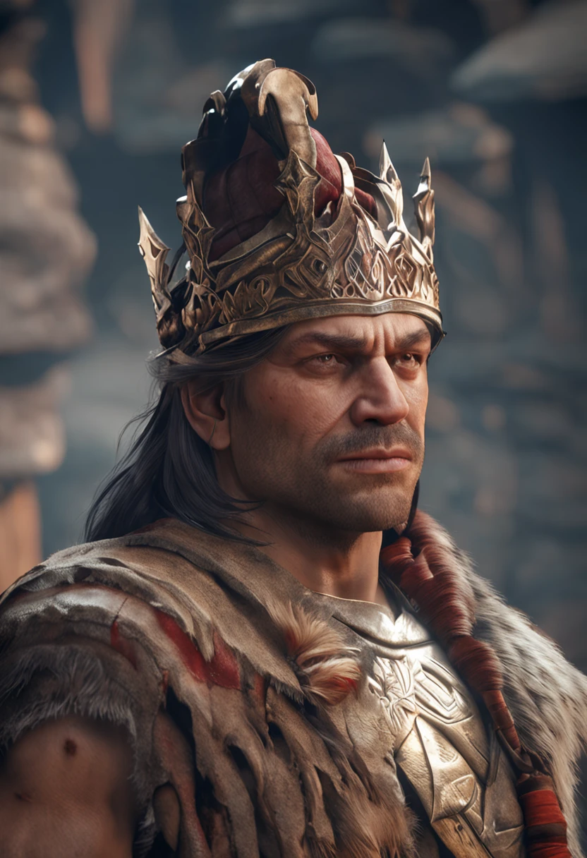 (Профессиональный 3D-рендер:1.3) de (Realistic:1.3) A foto mais bonita do mundo，Features of soft and shiny male heroes, ((Epic fantasy hero, rough hero, olhar irritado, cabelos curtos, sem barba, Rising sun tattoo on forehead and calm facial expression in a dynamic pose, fantastic location, Ambientes majestosos e desordenados)), Рендеринг Full Body 8K Unity, action shot, pele dos poros, very dark lighting, sombreamento pesado, circunstanciado, Rosto detalhado, (Vibrando, The photo is realistic, Realistic, Dramatic, Escuro, foco nítido, 8k), (Old cotton clothes, medievais, danificado pelo tempo:1.4), ((((Use cotton)))), (intrincado:1.4), decadente, (altamente detalhado:1.4), pintura digital, octane rendering, art stations, ConceptArt, liso, foco nítido, illustartion, O germe da arte, (Loish:0.23), Wlop Ilya Kuvshinov, e Greg Rutkowski e Alphonse Mucha Gracias, (global ilumination, studiolight, luz envolvente), patife, fantasia, Onze, corpo inteiroesbian, ((O fundo escuro e antigo de montanha:1.3)),CGSesociedade,art stations
