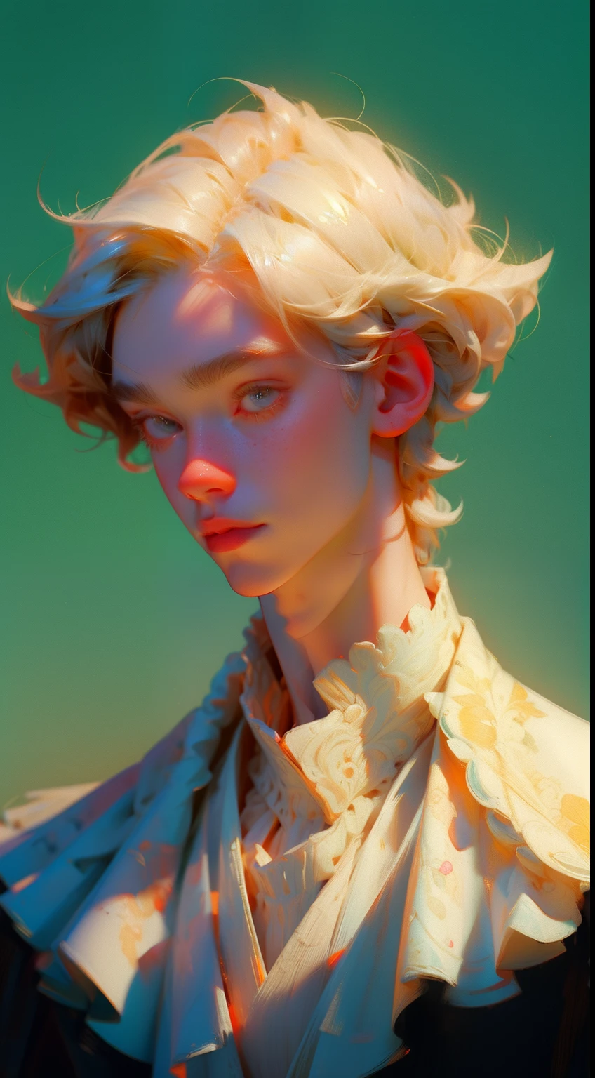 (best quality, masterpiece), 1boy, bishounen, prince of spring