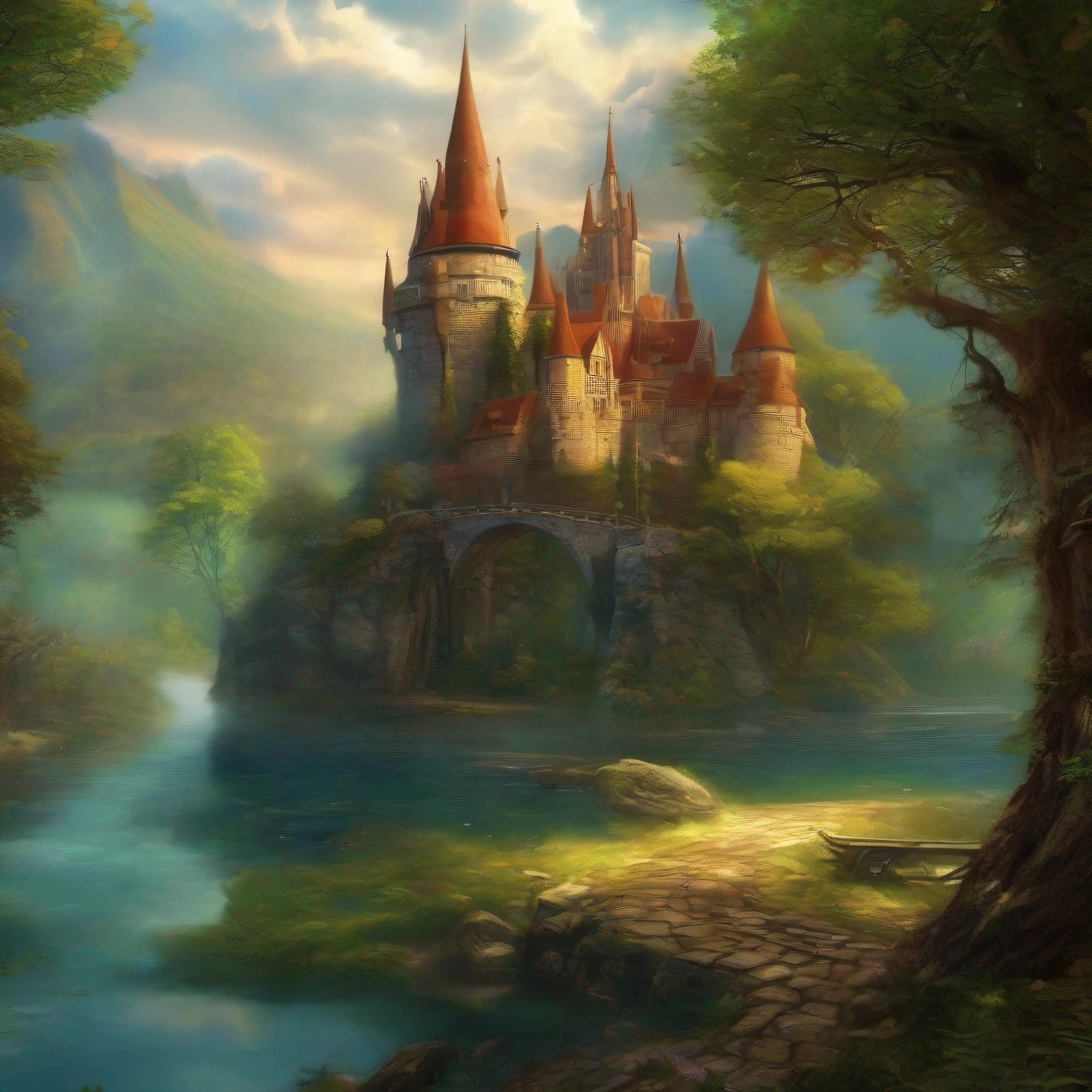 mather nature in fantasy land dreamy