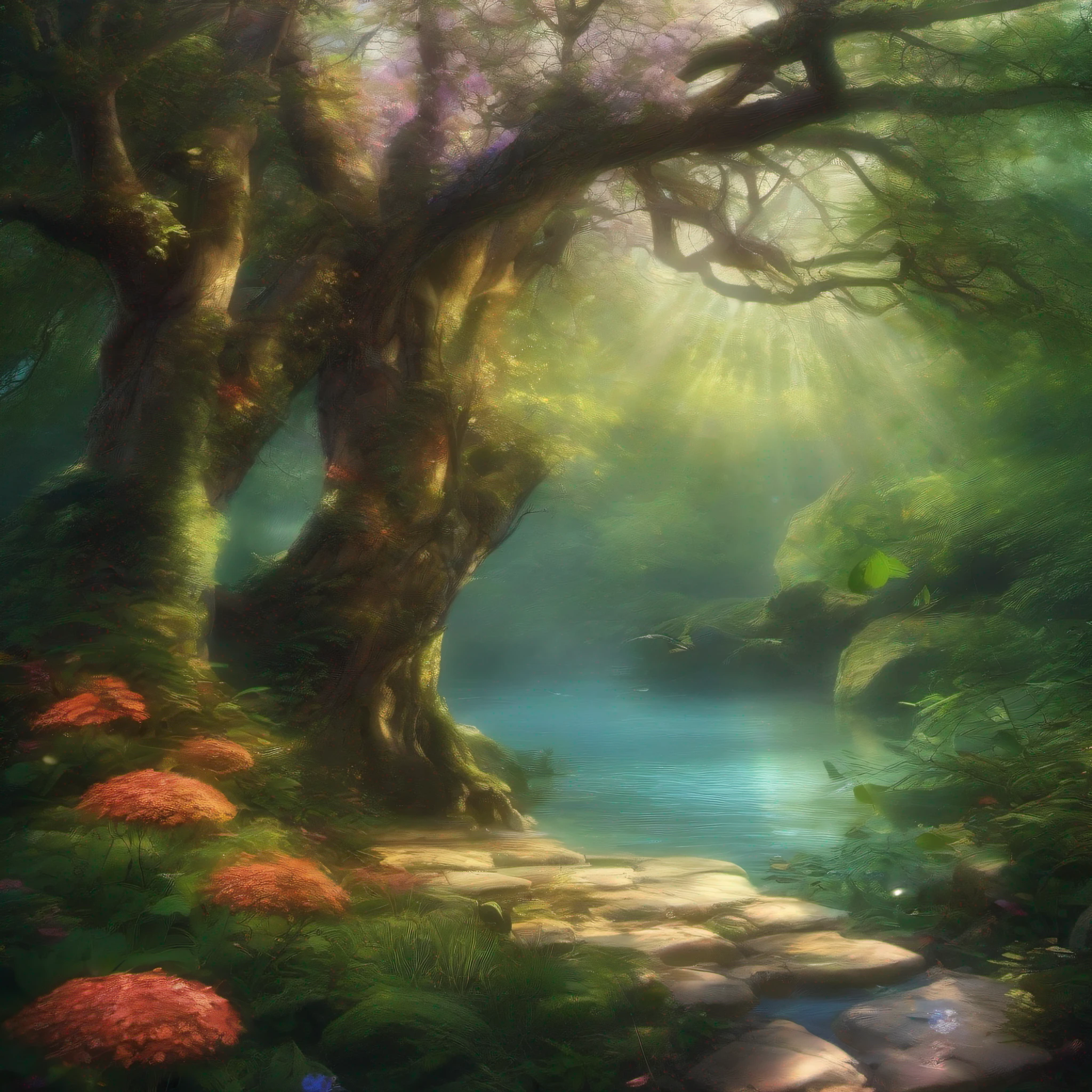 mather nature in fantasy land dreamy