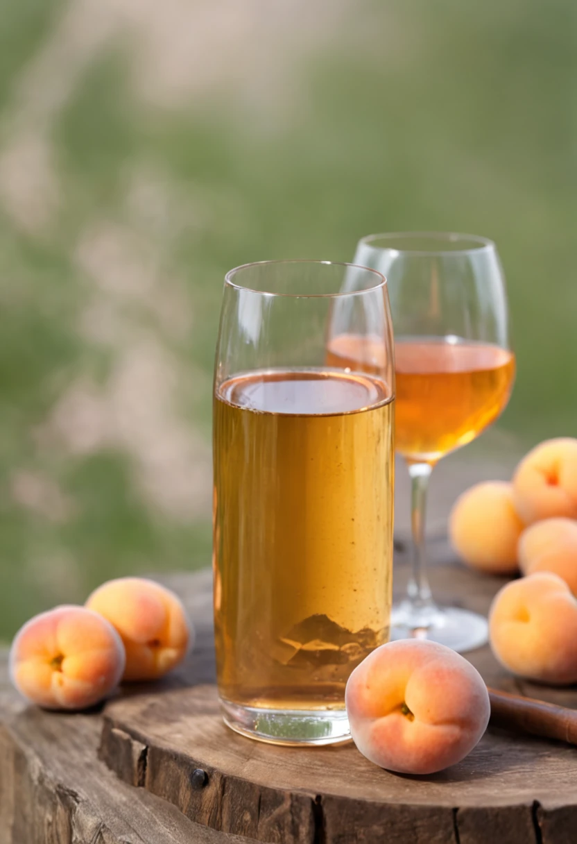 Wild apricot wine:
Ingredient:
1 glass of wine
some ripe apricots
1 branch of wild flowers