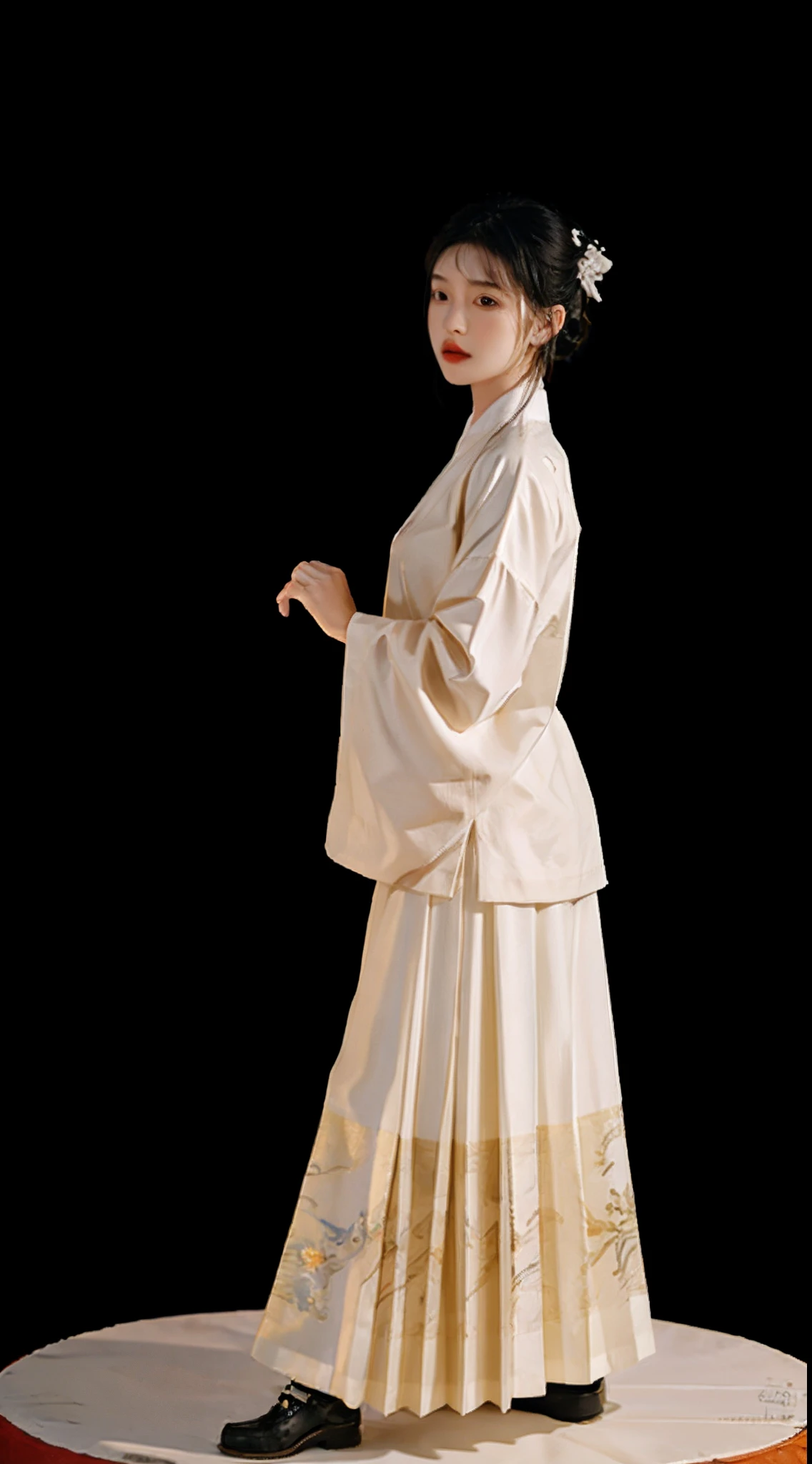 RAW photogr,best qualtiy,tmasterpiece,超高分辨率,(realisticlying:1.4),Two hands,Wear Kung Fu Master Cloth,wave,Traditional Chinese ink style,Girl Dragon Slayer,The main color is red, White, black ink,Dynamic movements,dynamicposes,sport,full bodyesbian::1 Amazing Vector in oil painting environmental art cinematic, diorama, Complicated details, 独奏, shift dresses, Floating_Hair,Bigchest,