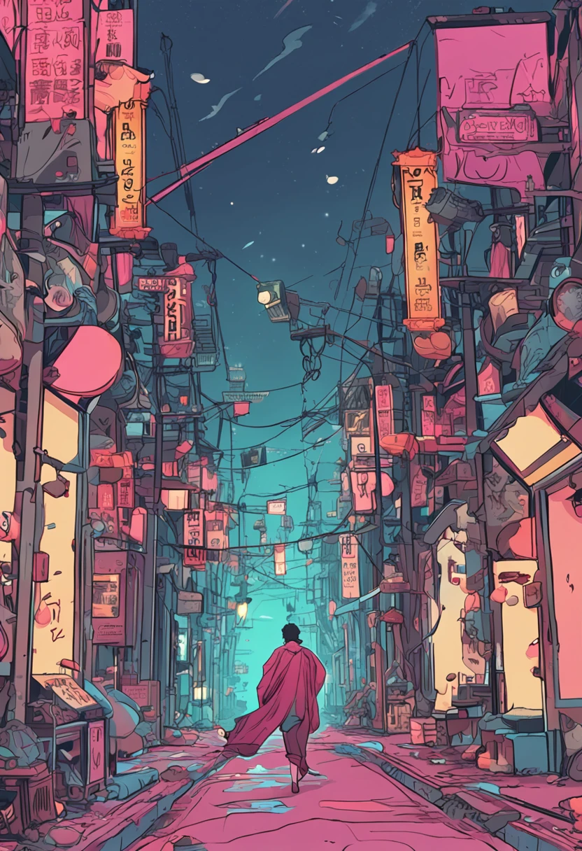 A shampoo,The background is in the prefecture,Supernatural background,cyan theme,ghost
