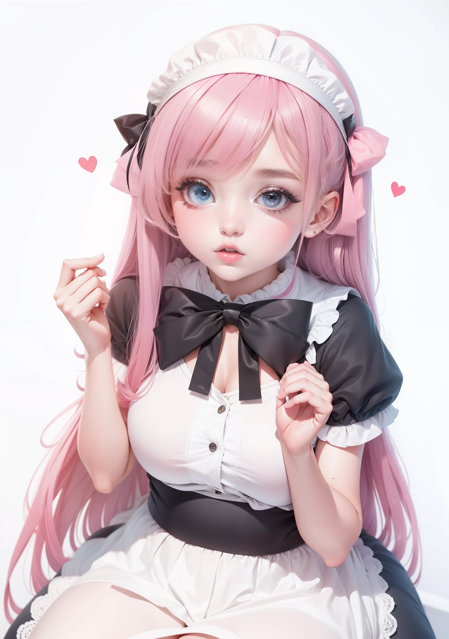 a close up of a woman in a pink bodysuit with a surprised look, oppai, ??????????? loli, ahegao face, thicc, anime barbie in white stockings, cute kawaii girl, ahegao, shikamimi, seductive anime girl, hollow cheeks, bubblegum body, ultrarealistic sweet bunny girl, pretty face with arms and legs, pink body