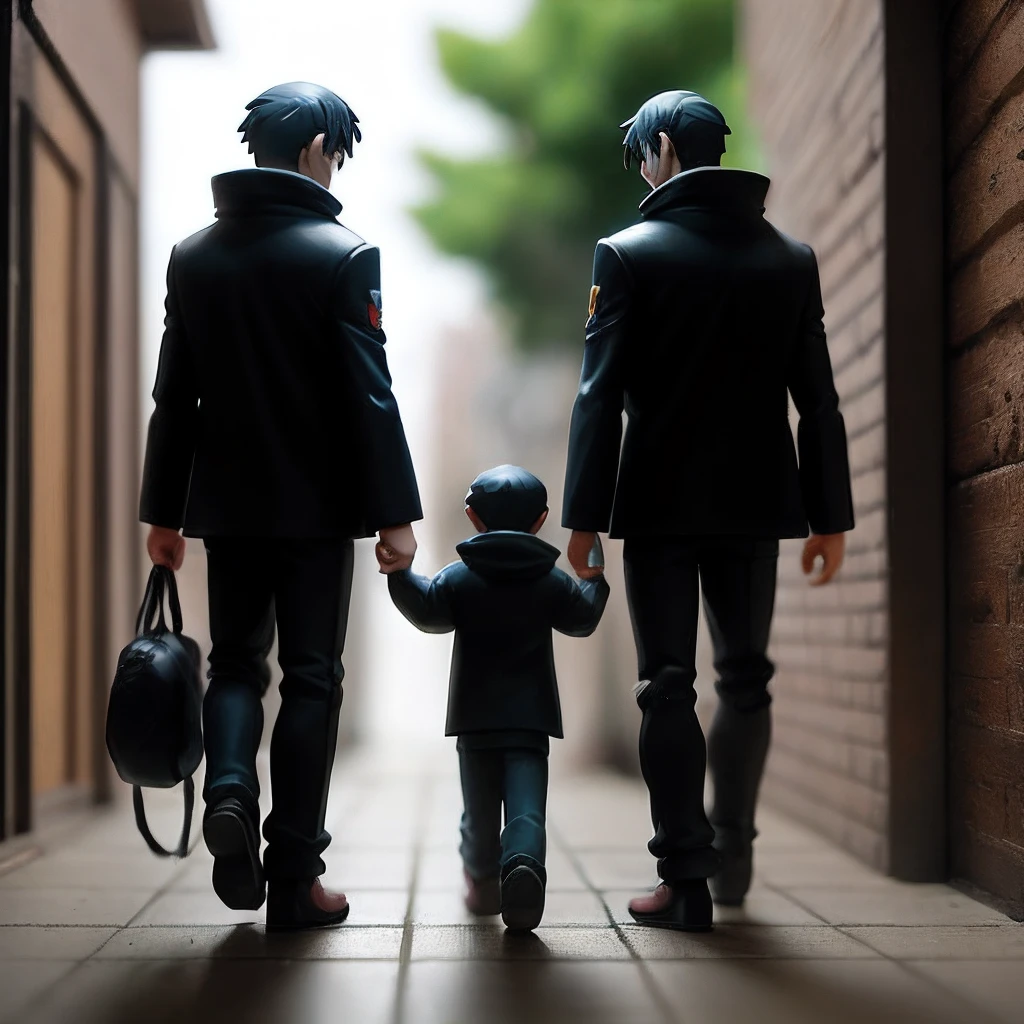anime figure,Older brother and younger brother,feeling of solitude,Kill ghosts,Cool