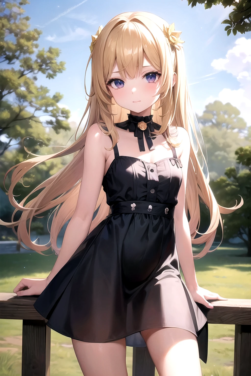 1 chica, sola, cuerpo completo, hermosa, obra maestra, alta calidad, senos grandes y suaves, long hair, Leg seduction, rostro delicado y hermoso, vestido doncella, vestido amarillo, seductora chica de anime, Chica rubia, Lindo anime waifu en un bonito vestido, Loli en vestido, hermosa chica de anime, small curvy loli, Diosa rubia, Chica bonita de anime, Hermosa y seductora mujer de anime, Atractiva chica de anime