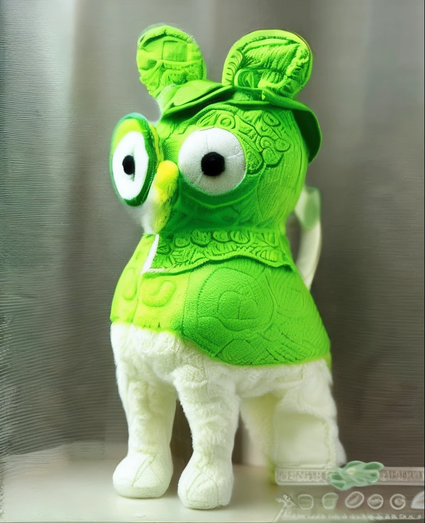 Green plush toy,plush,adolable,Super cute