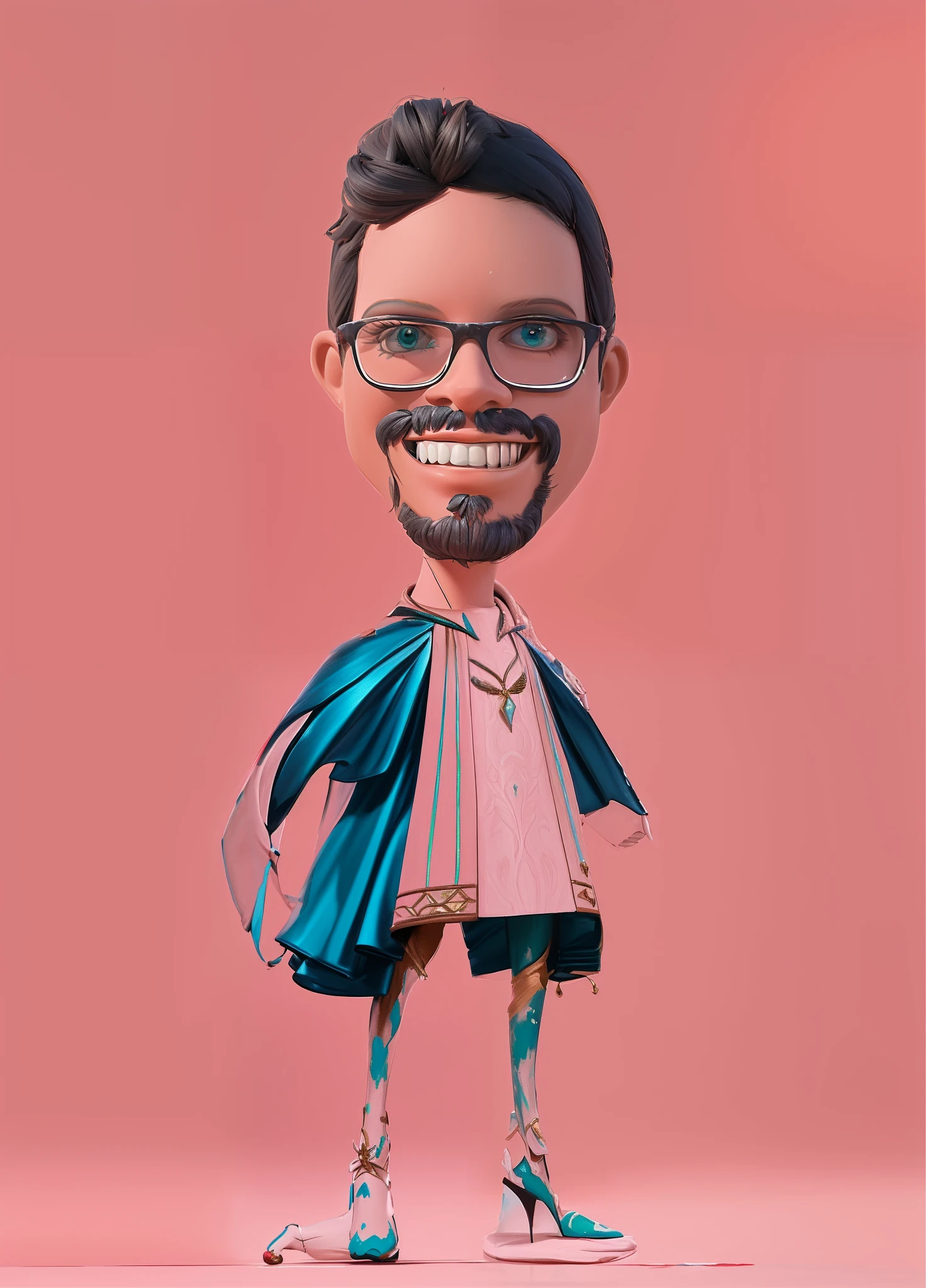 (Repaint selected area with all the creativity and quality of SeaArt:1.2, roupas estilosas de um cantor pop, Redo the hands half realistic:1.1, dinamic pose)