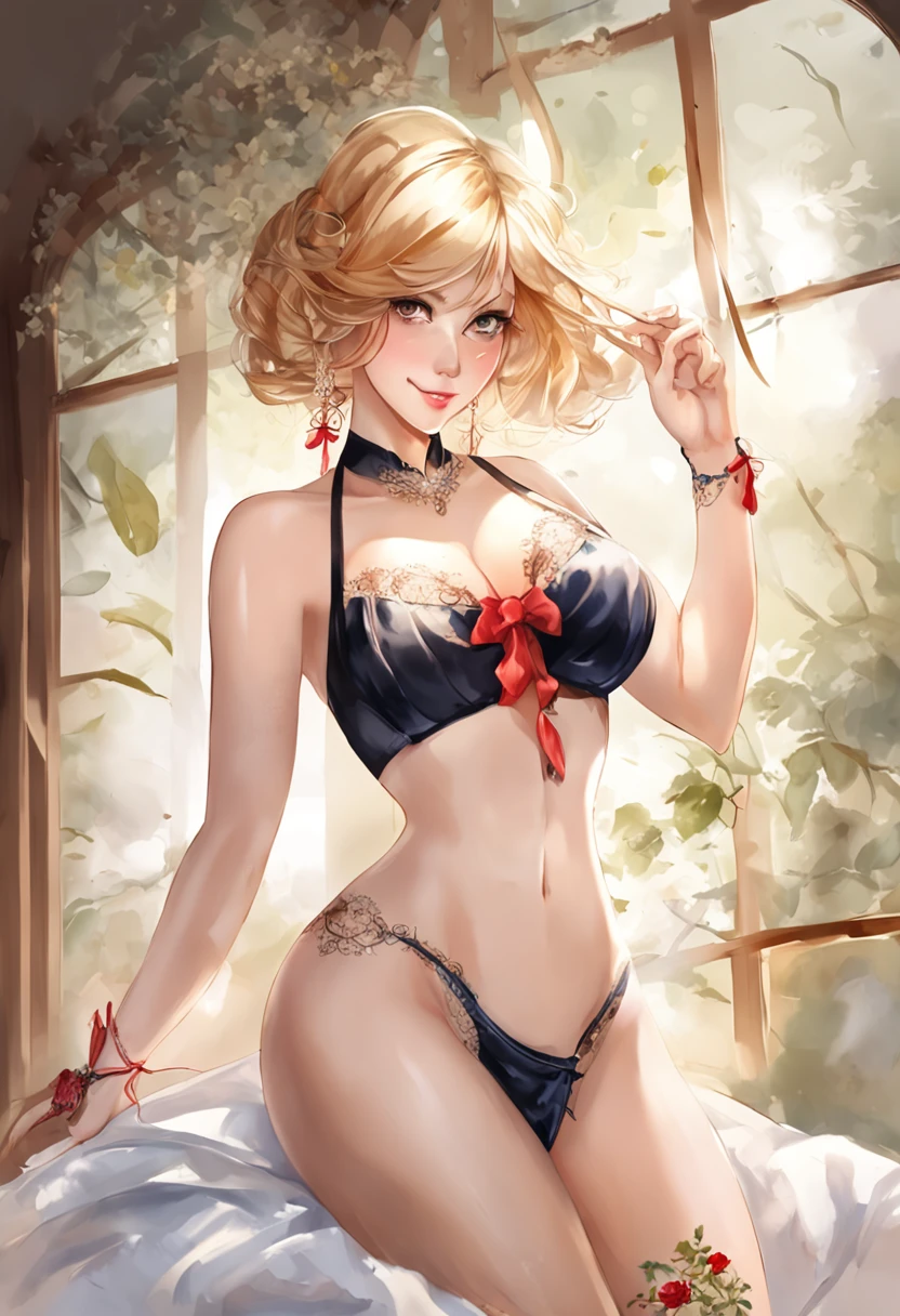 nsfw:1.5), photographic quality, A Lady, 独奏, huge-breasted, Glamour, real looking skin, lifelike face,,, squatt, legs spread out, Sheer langerie, Black lingerie, laced lingerie, Breasts and vaginal lips visible through lingerie, Caramel-colored hair, shorth hair, Sauvage, Boss, agitation, ecstacy, (looking-down), look at a camera, ceiling, Looking at the camera from below,