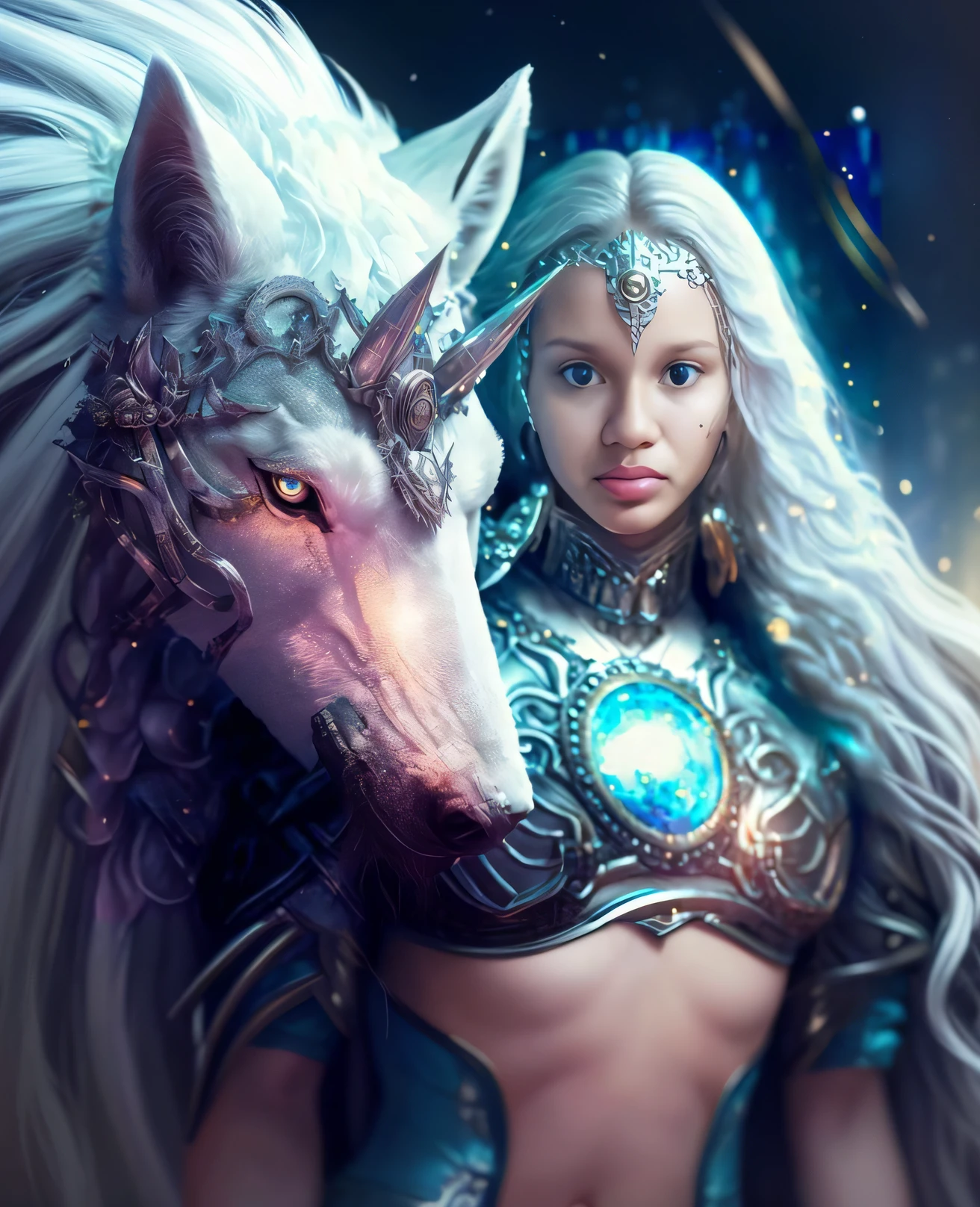 um close up de uma mulher com um cavalo em um campo, epic fantasy HD art style, arte fantasia behance, Epic fantasy art style, estilo de arte de fantasia, arte de fantasia digital em alta, arte de fantasia detalhada, arte digital de fantasia detalhada, epic fantasy style, retrato de fantasia fosco detalhado, retrato bonito da arte da fantasia, amazing fantasy art, bela arte de fantasia, Epic Fantasy Digital Art Style