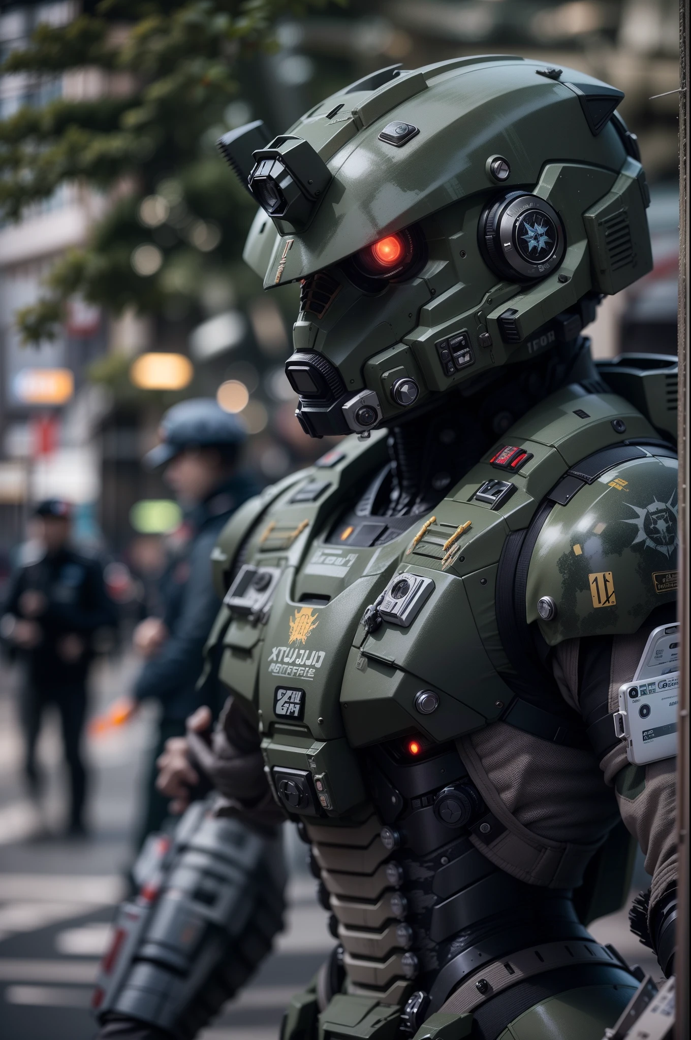 Pacific Rim, Kaiju Invasion Alert, Global Defense Forces Mobilized, Tecnologia futurista, cor preta, Estilo fotorrealista, capturado com uma Fujifilm X-T20 e uma lente de 35mm, bright emergency lights, ambiente da base militar.