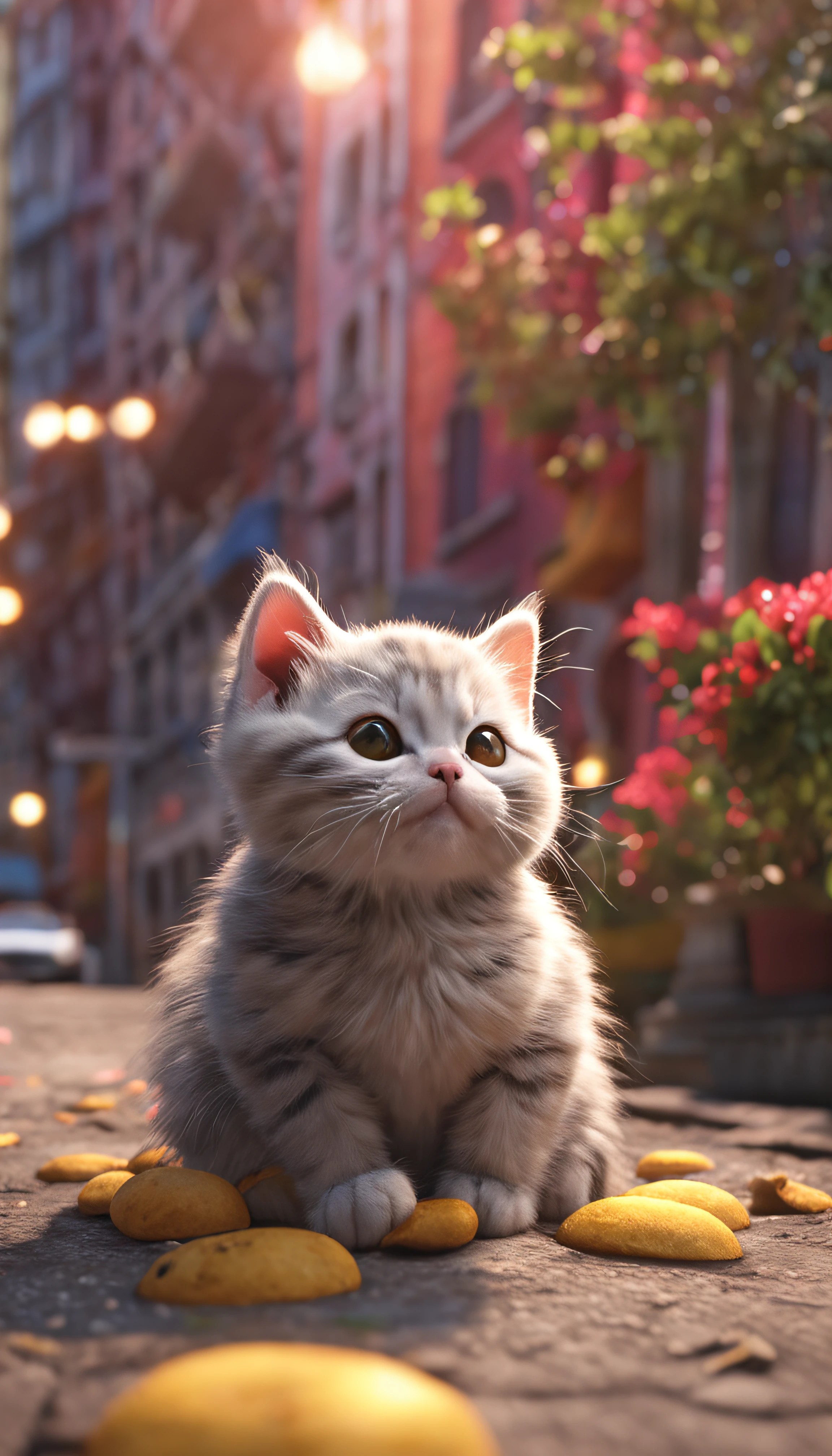 cute cats,funny, city