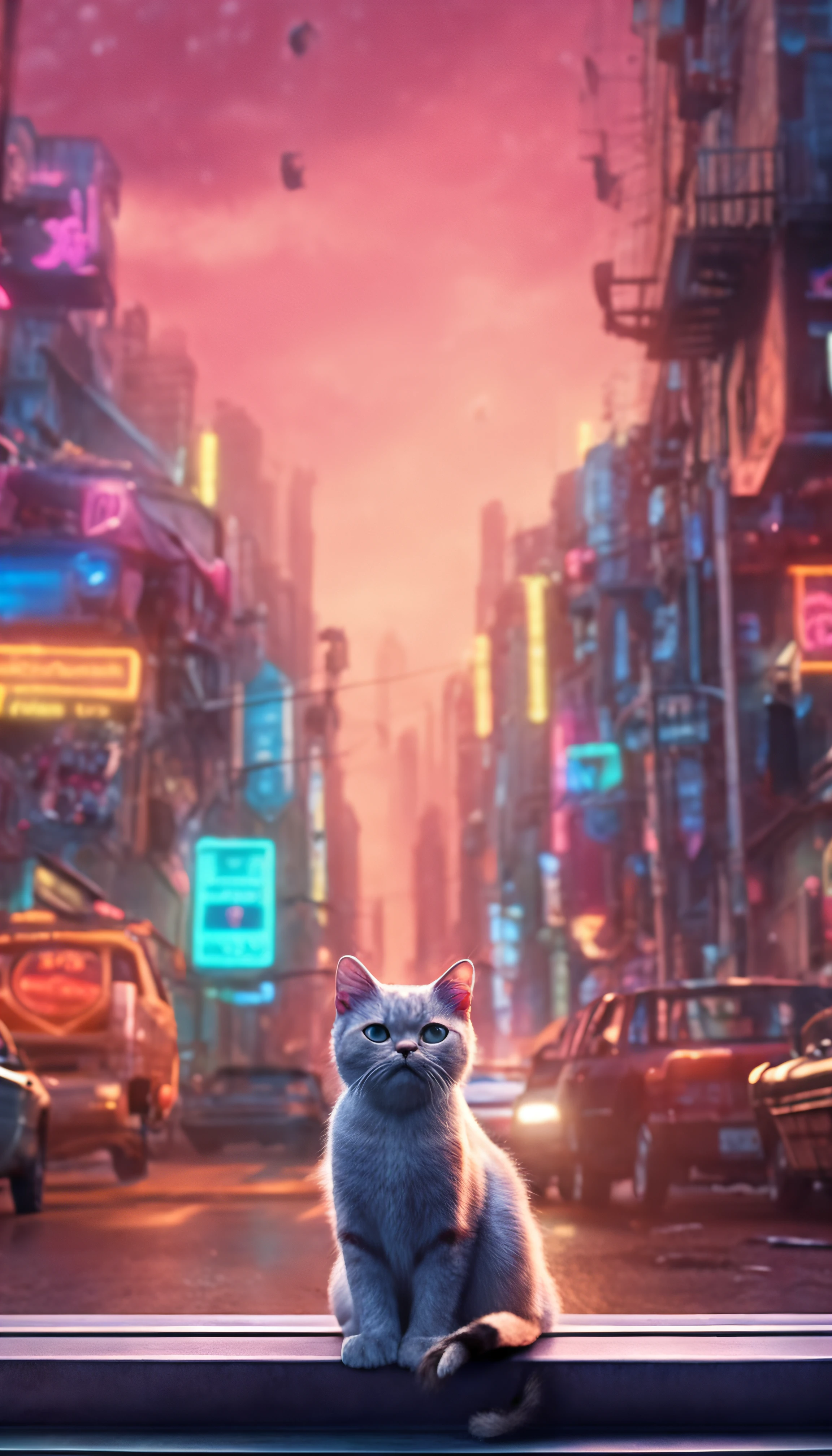 cute cats,funny, city