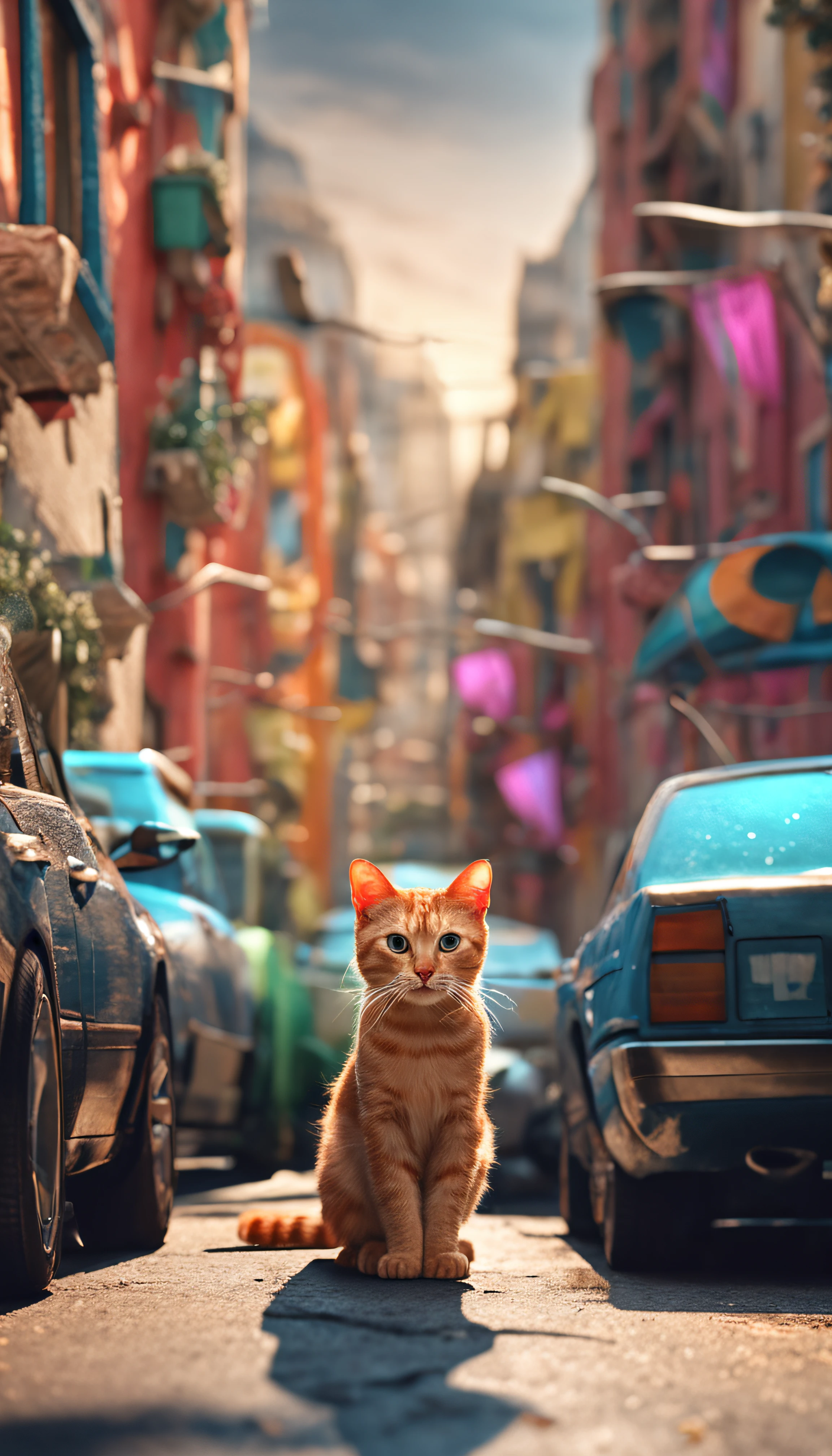 cute cats,funny, city