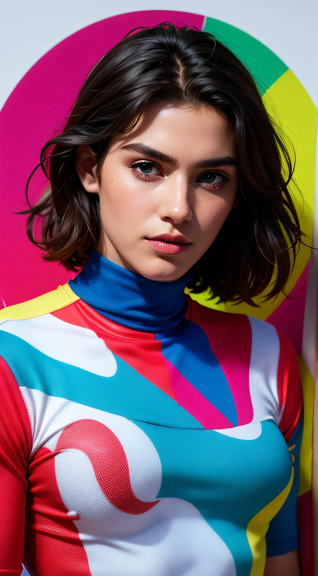 (LOÏC BRUNI, FROM 29 YEARS OLD., French athlete competing in mountain biking in the downhill discipline. They are smiling, Eduardo Kobra ,Romero Brito,Los gemelos que se llenan ,multidimensional geometric wall PORTRAIT, arte, Chibi, yang08k, Beautiful, Colorante, Obras primarias, calidad superior, La mejor calidad, arte oficial, beautiful and aesthetic, 512 mil