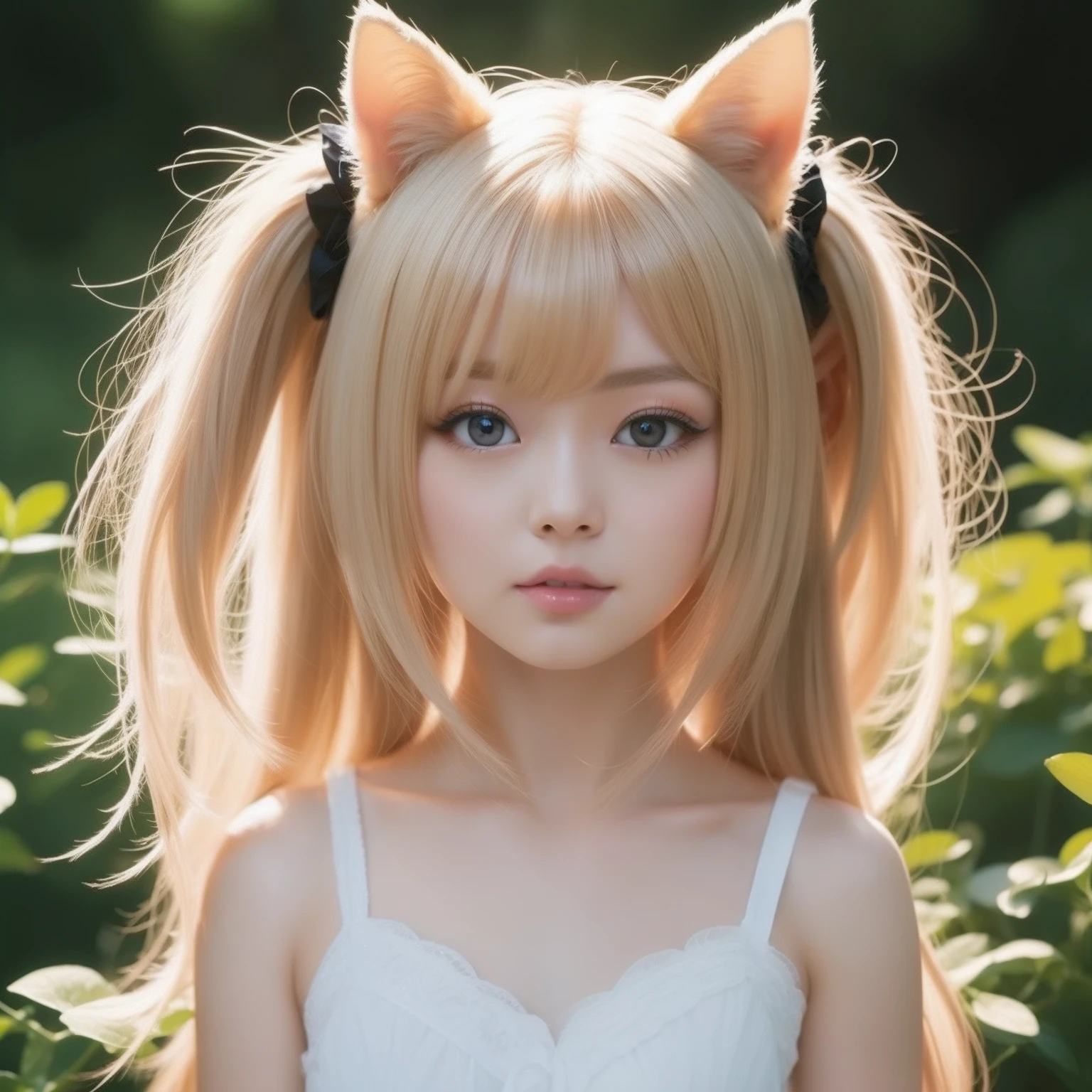 Need,tmasterpiece,whaite hair,Heterochromatic pupil,The upper part of the body,Hairline,Fair skin,dual horsetail,teens girl,Hairline,a unicorn