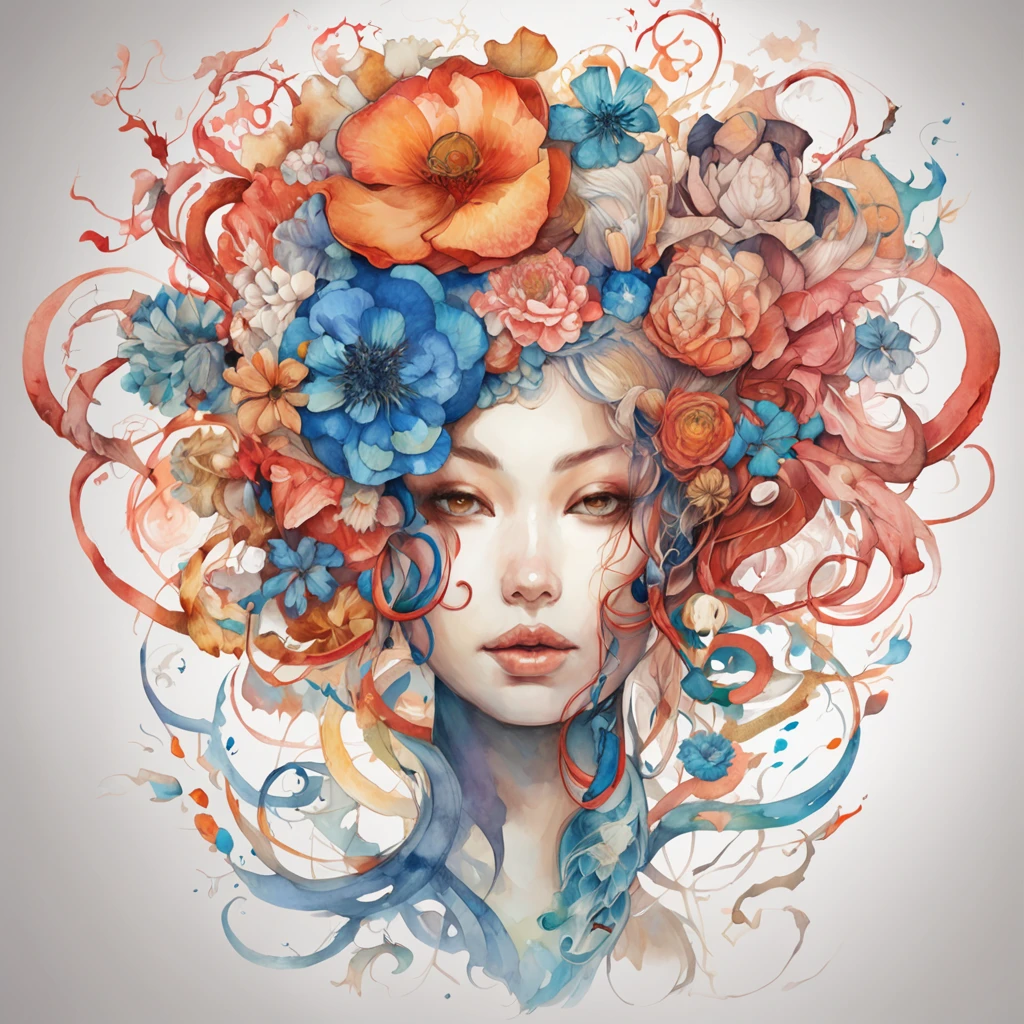 official art, unity 8k wallpaper, ultra detailed, beautiful and aesthetic, masterpiece, best quality, (zentangle, mandala, tangle, entangle), (fractal art:1.3) , 1girl, extremely detailed, dynamic angle, cowboyshot, the most beautiful form of chaos, elegant, a brutalist designed, vivid colours, romanticism, by james jean, roby dwi antono, ross tran, francis bacon, michal mraz, adrian ghenie, petra cortright, gerhard richter, takato yamamoto, ashley wood, atmospheric, ecstasy of musical notes, streaming musical notes visible