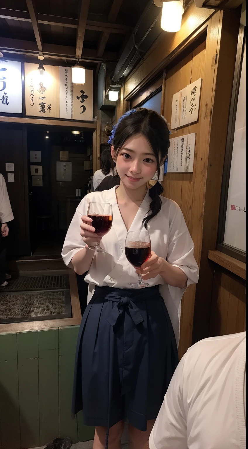 8K、Raw photo、izakaya、bacchus、drunk