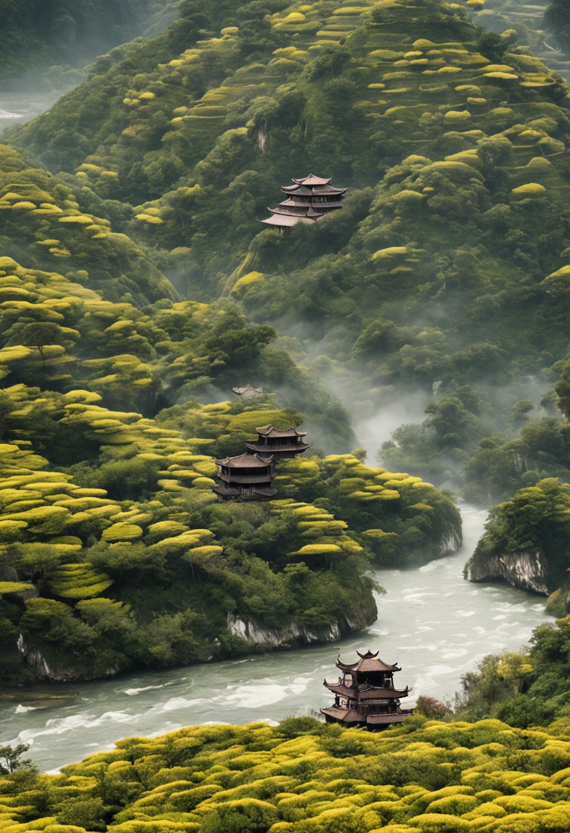 Wu Da Lang in White Tea Mountain,Wu Dalang drank Fuding white tea。