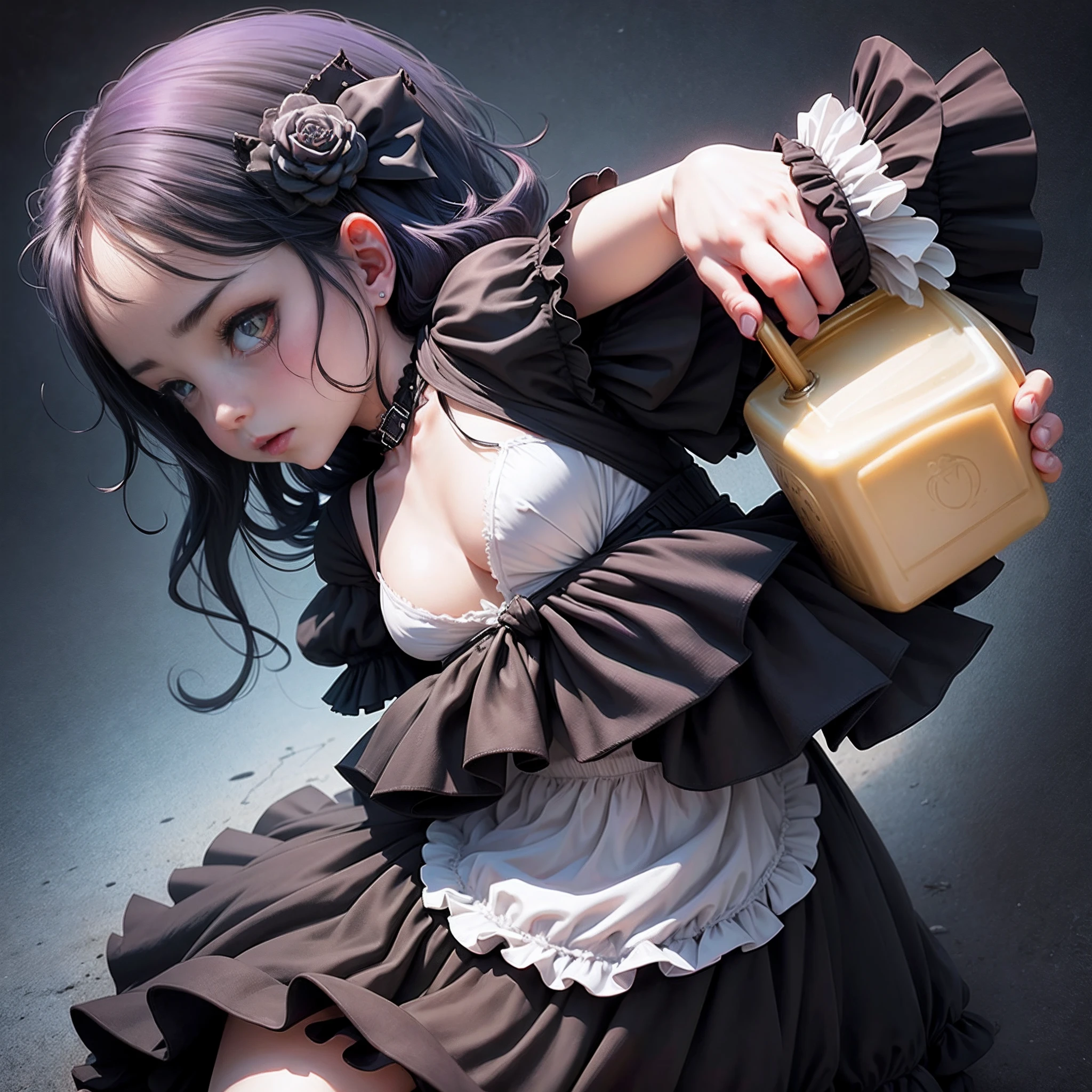 Gothic style,Poor milk,small lolil bodyesbian --auto