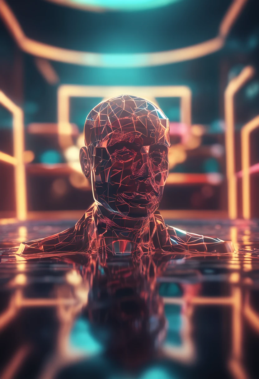 cinematic lighting, depth of field, chiaroscuro, chromatic aberration, sparkle, jpeg artifacts, blurry, glowing light, reflection light, ray tracing, bloom, optical illusion