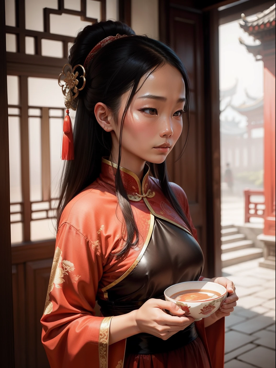 woman, China, ancient, traditional