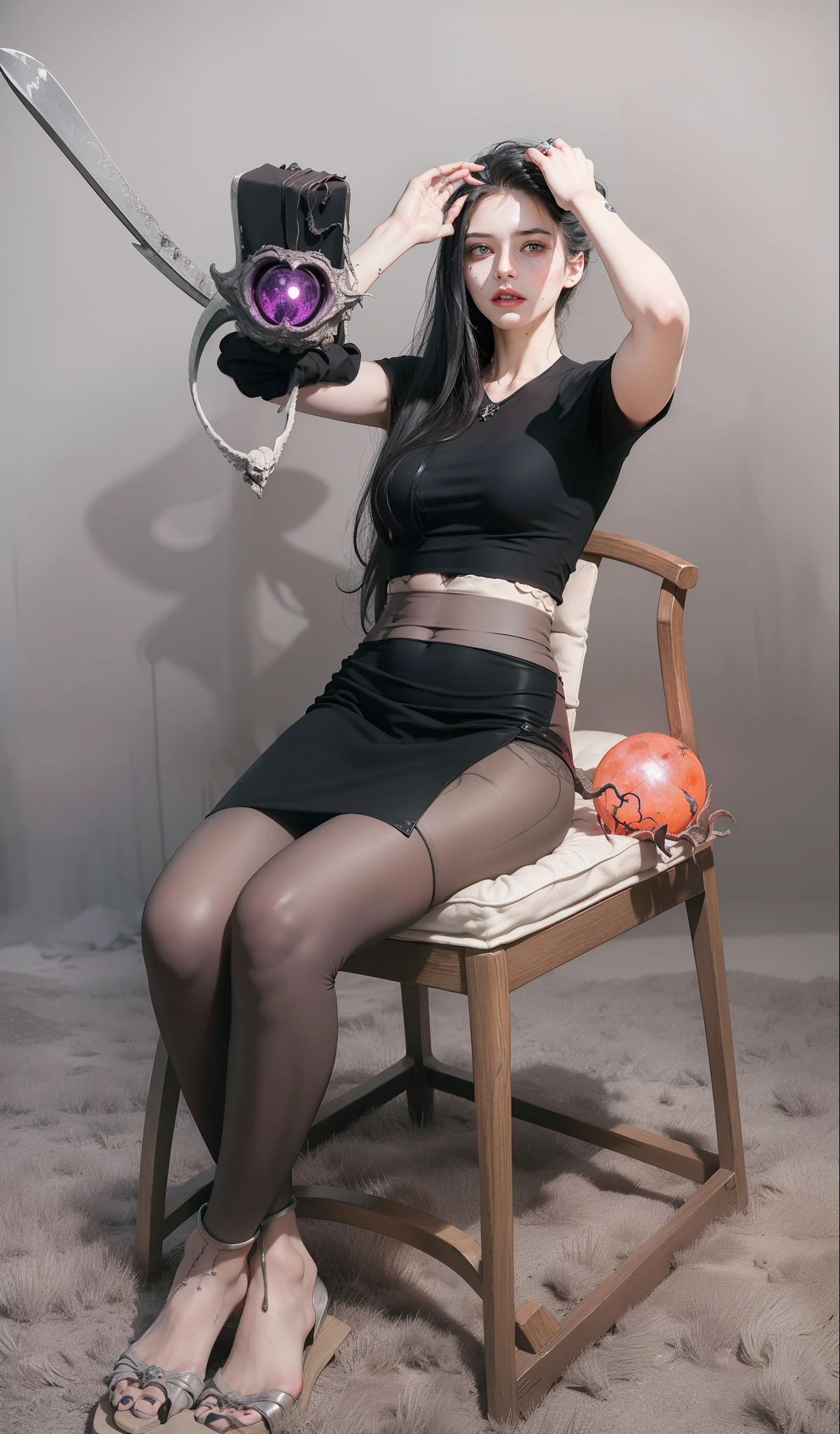 Fine matte paint,Skeleton Dark Angel, Haunted castle with large wings, Fill the drawing table with a knife,terroral,uncanny,horrid,secret terror,tentaculata,grape trees,The eye,uncanny valley effect teeth,all fours,Critters,Blood Moon,super high image quality,Sexy beauty,The picture quality is clear