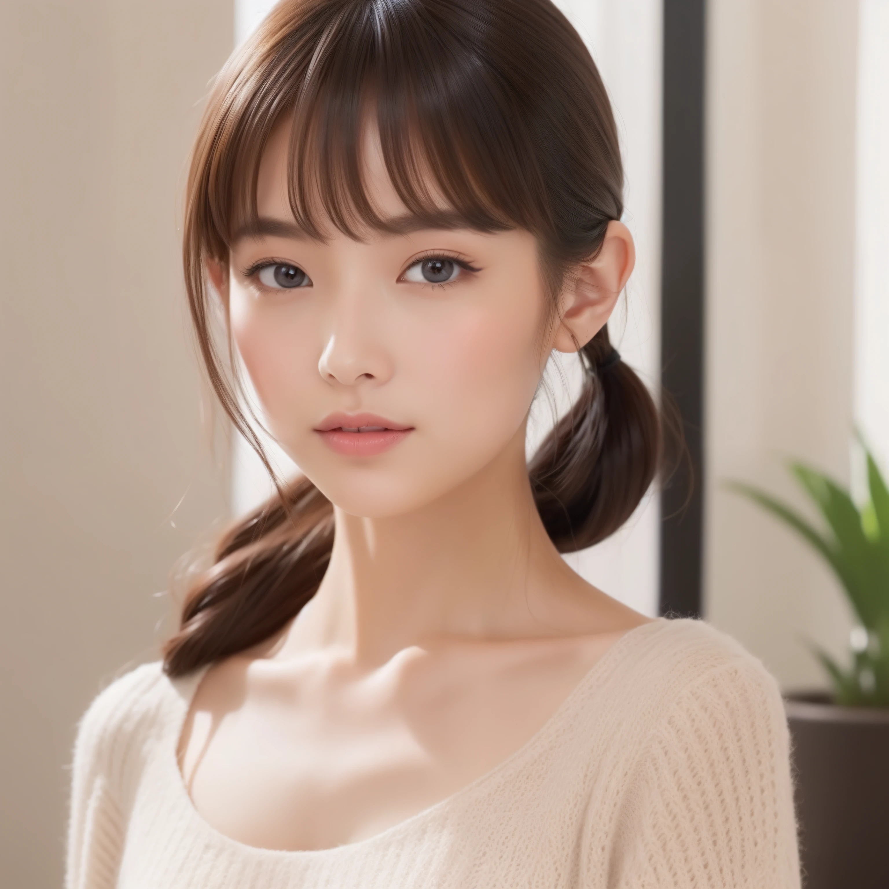 (1 Woman 1.5)、Operate your tablet、Beautiful fece、Beautiful skin、poneyTail、