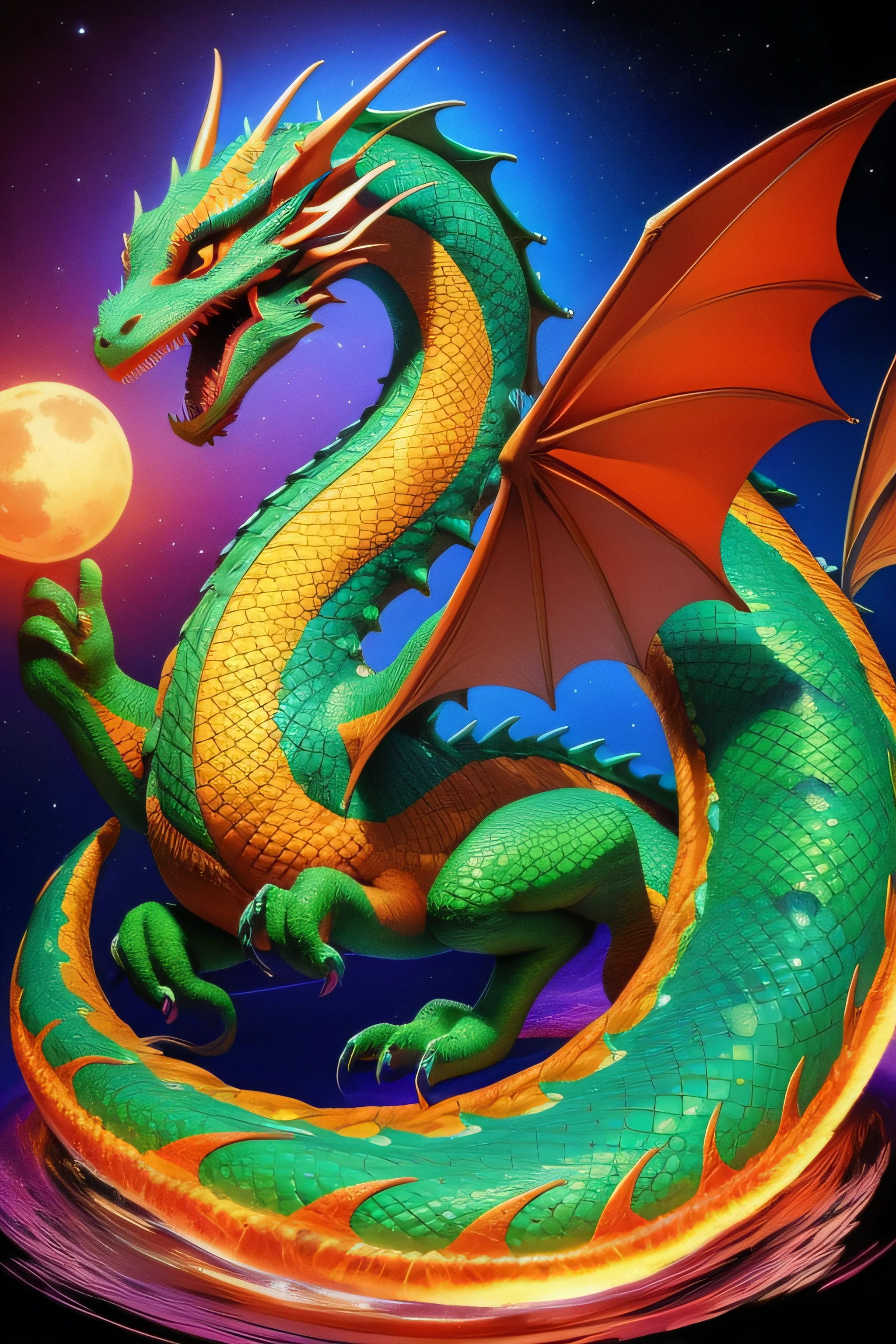 Psychedelic dragon