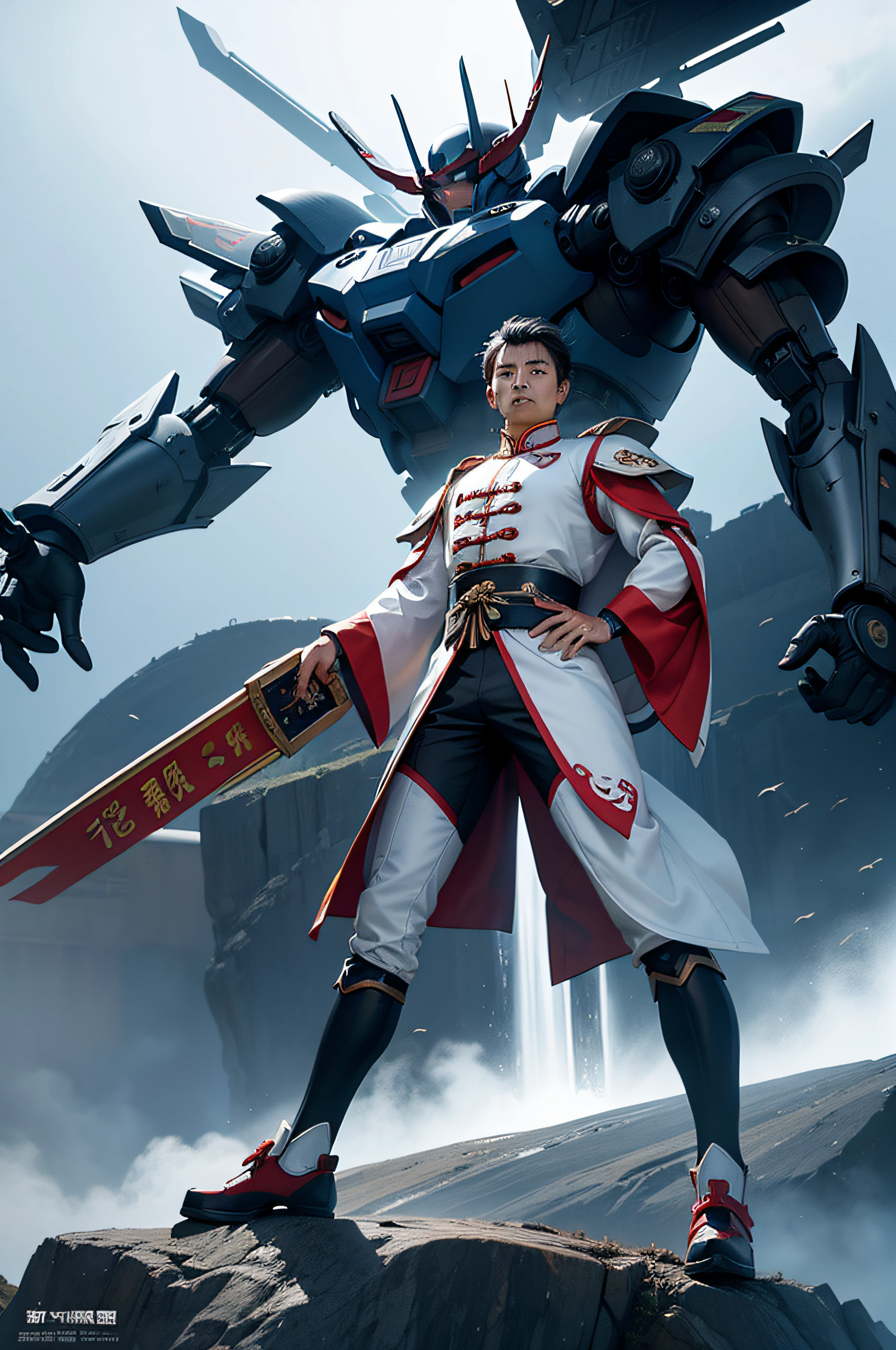 Cultivation of the Immortal World、chinese mecha、gossip、Don Dao、Huge、Display the text "China"、Highest high resolution、Best Picture Quality、Masterpiece、4K、8K
