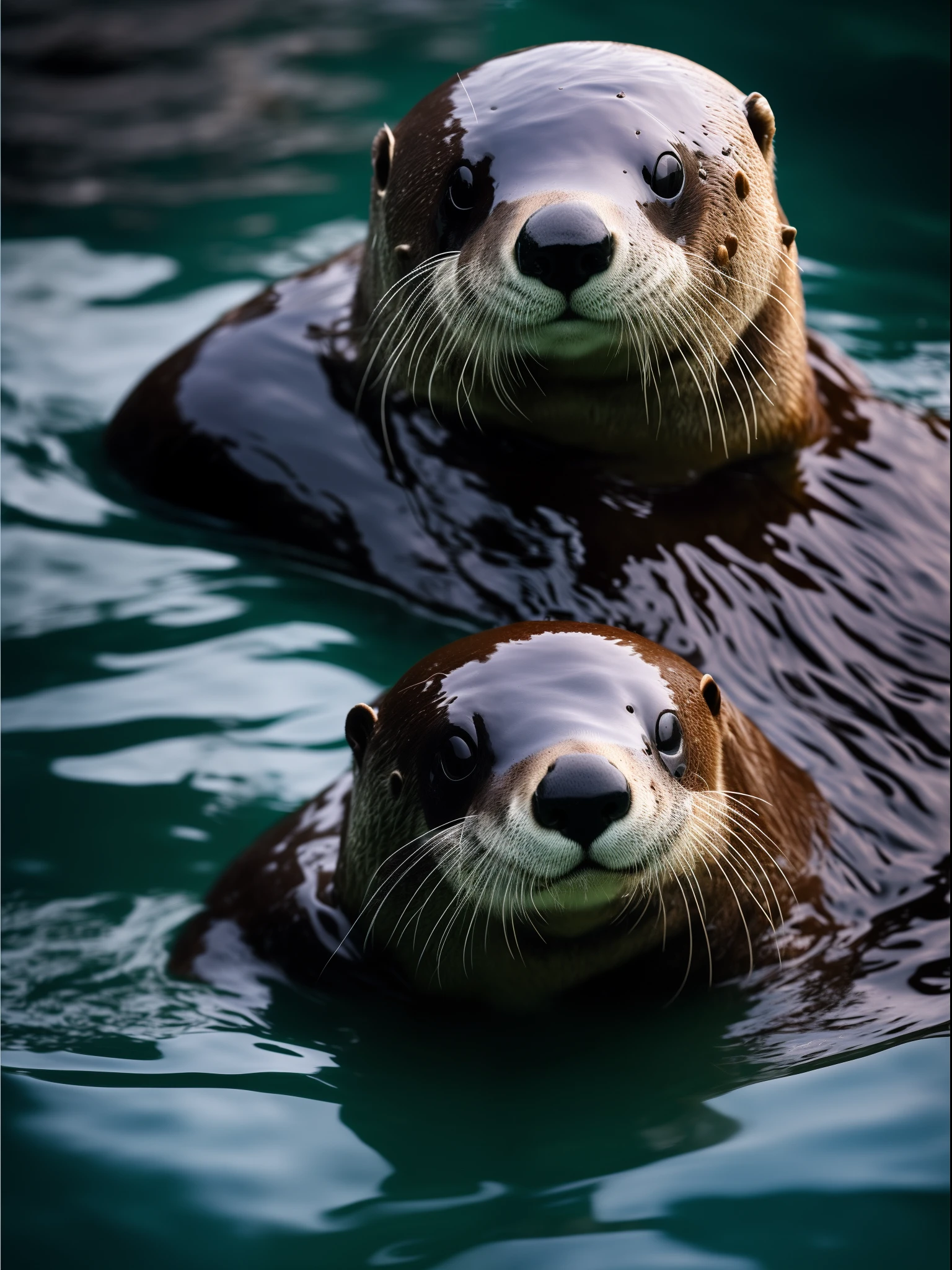 Photo of a sea otter lying in the water, cute otter, he is very relaxed, anthropomorphic furry otter, lewd poses, triumphant pose, otter, doing a sassy pose, BREAK BREAK BREAK, relaxing after a hard day, Sleepy,, relaxing, peaceful looking animals, very relaxing，The water is clear and clean，Super realistic， RAW photo, (8K、top-quality、tmasterpiece:1.2)、(intricately details:1.4)、(Photorealsitic:1.4)、Complex 3D Rendering Ultra Detail, vibrant detail, super detailing, Photorealsitic