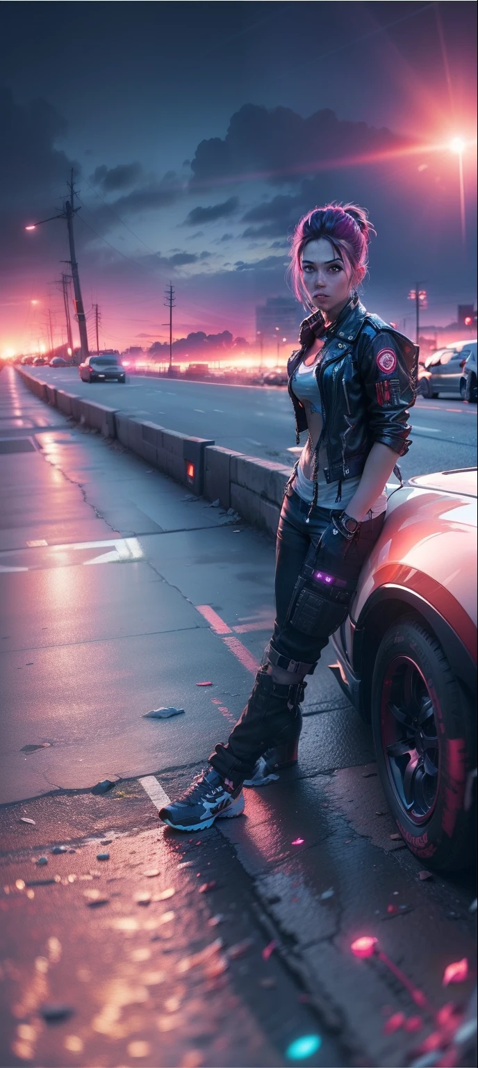 Change background cyberpunk sunset 8k best product