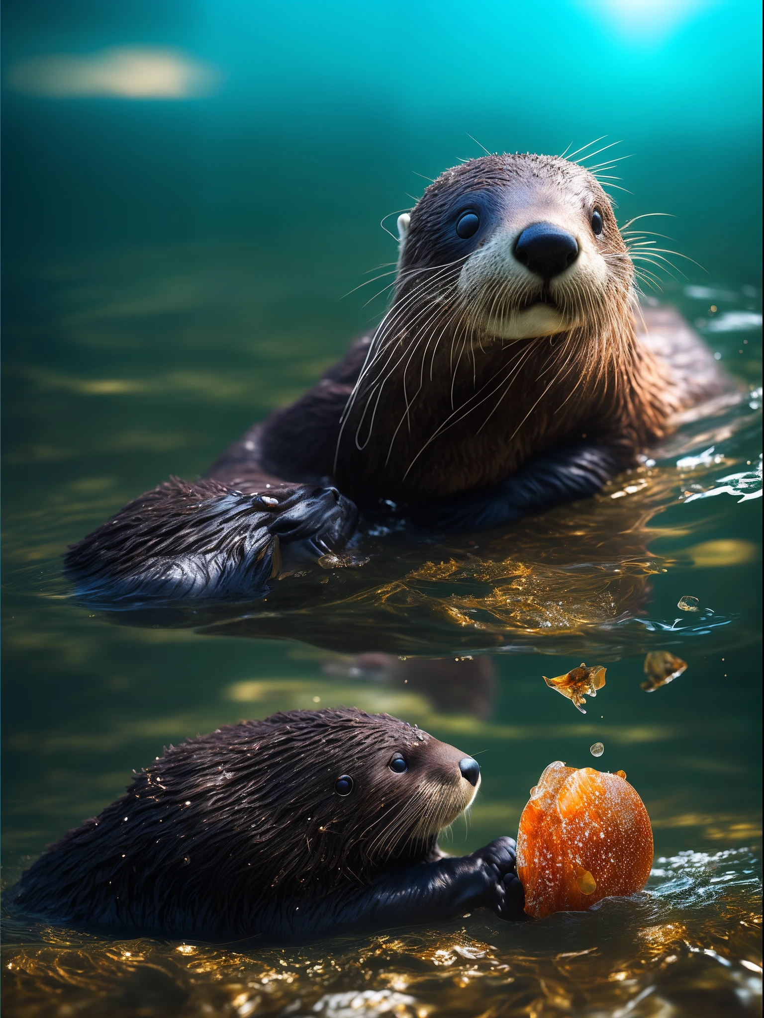 Otter eating Kentucky