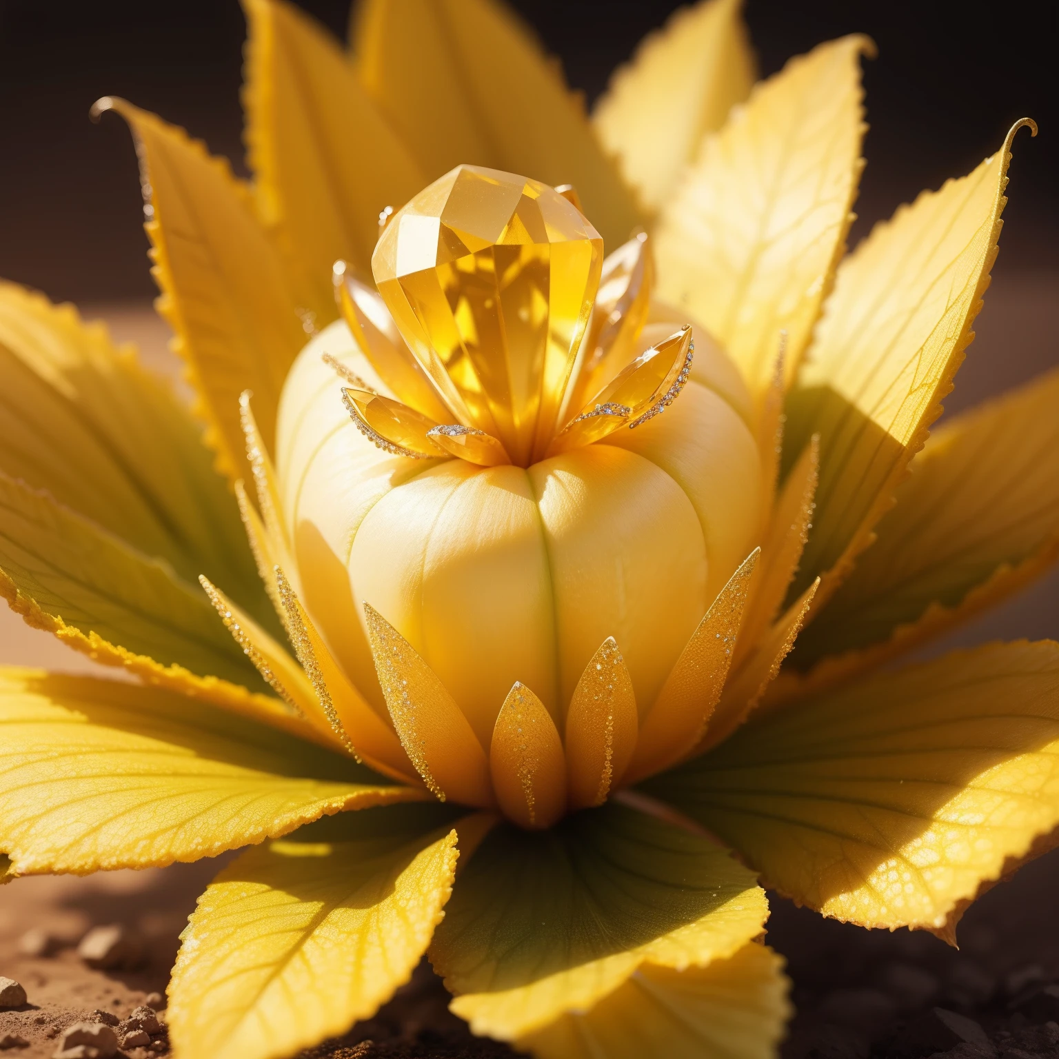 A beautiful yellow saphire