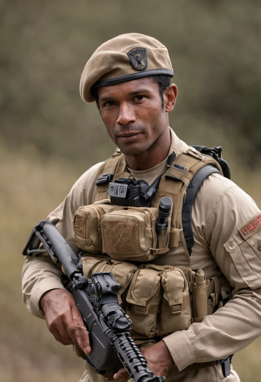 navy seal,atarctive,extreme light,minority,aboriginal