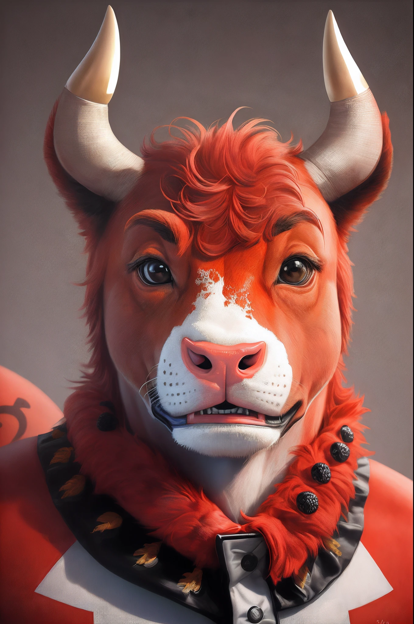 benny the bull from chicago bulls by Lykon is great at a range of portrait styles as well as artistic backgrounds