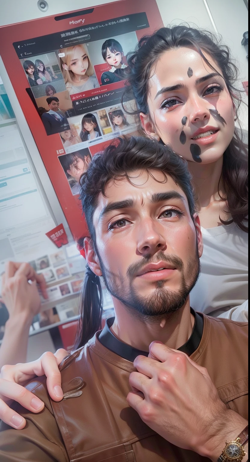 Real face . realistic face