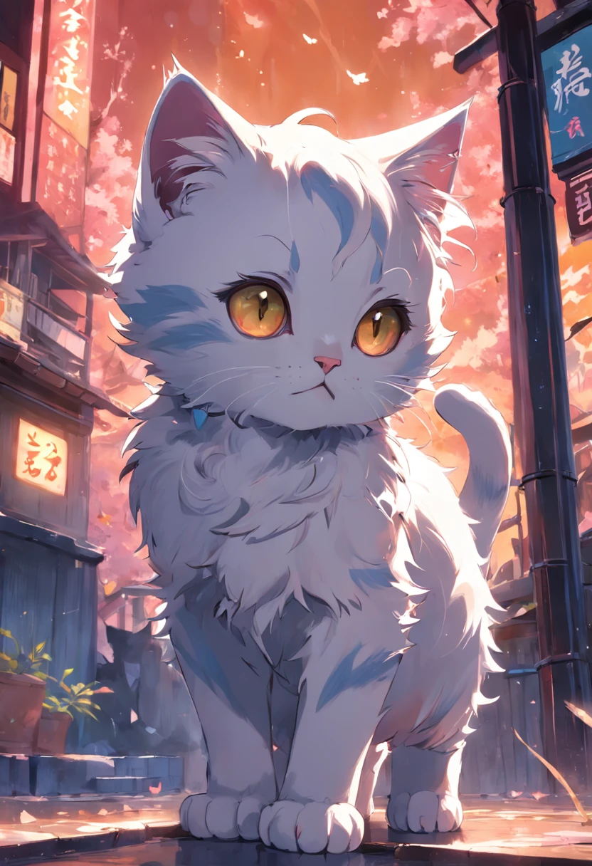 Kitten cute two-dimensional