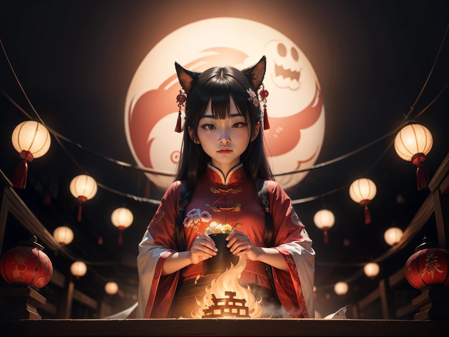 Chinese Ghost Festival,Middle Metaverse,The mysterious aura of ghosts