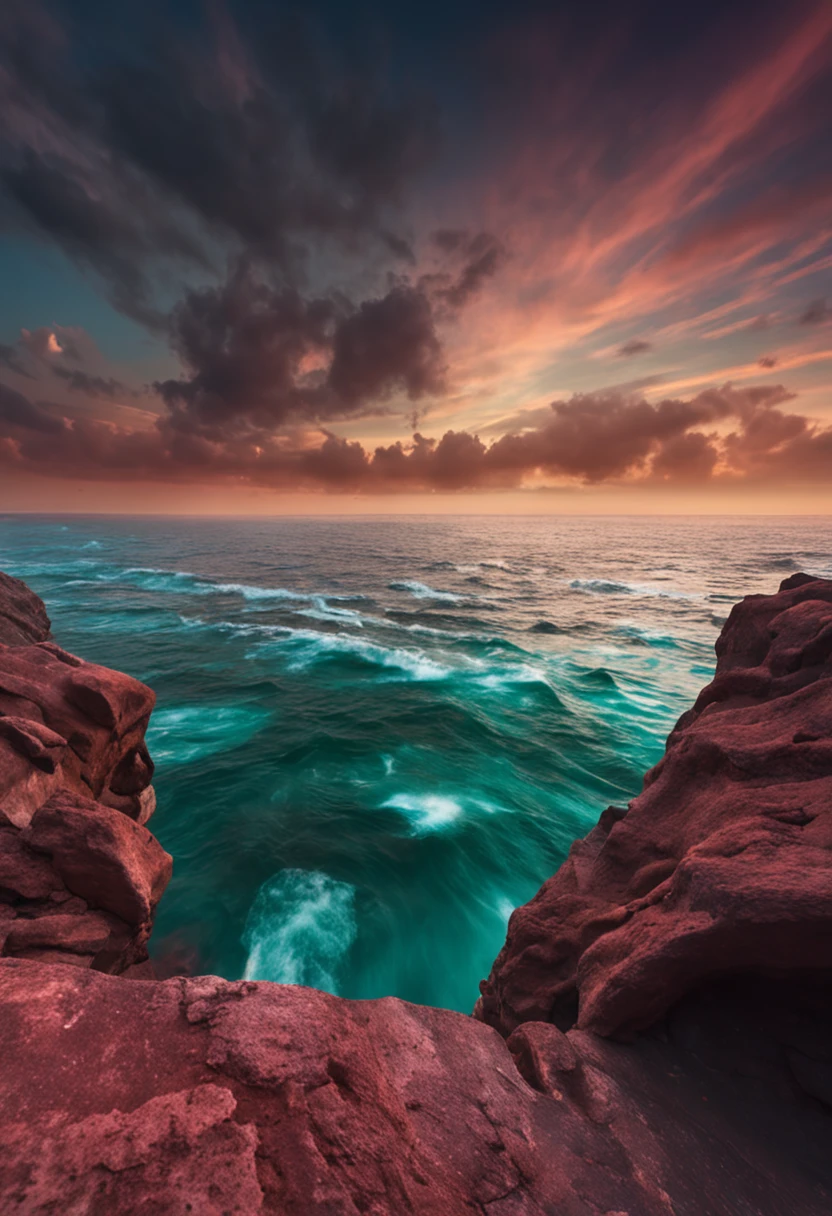 On the way around the world,In a country you like,I saw a trapezoidal gargoyle on the surface of the sea,The stone statue actually seems to be alive,Ejects stout white auroras,Light also bends,It's like an entity,It felt like a monster was able to appear in front of me in an instant