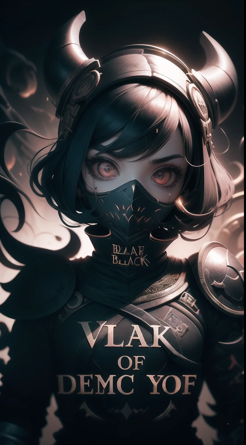 Make me black and use the typography that now I turn into death, The words of the destroyer of the world.