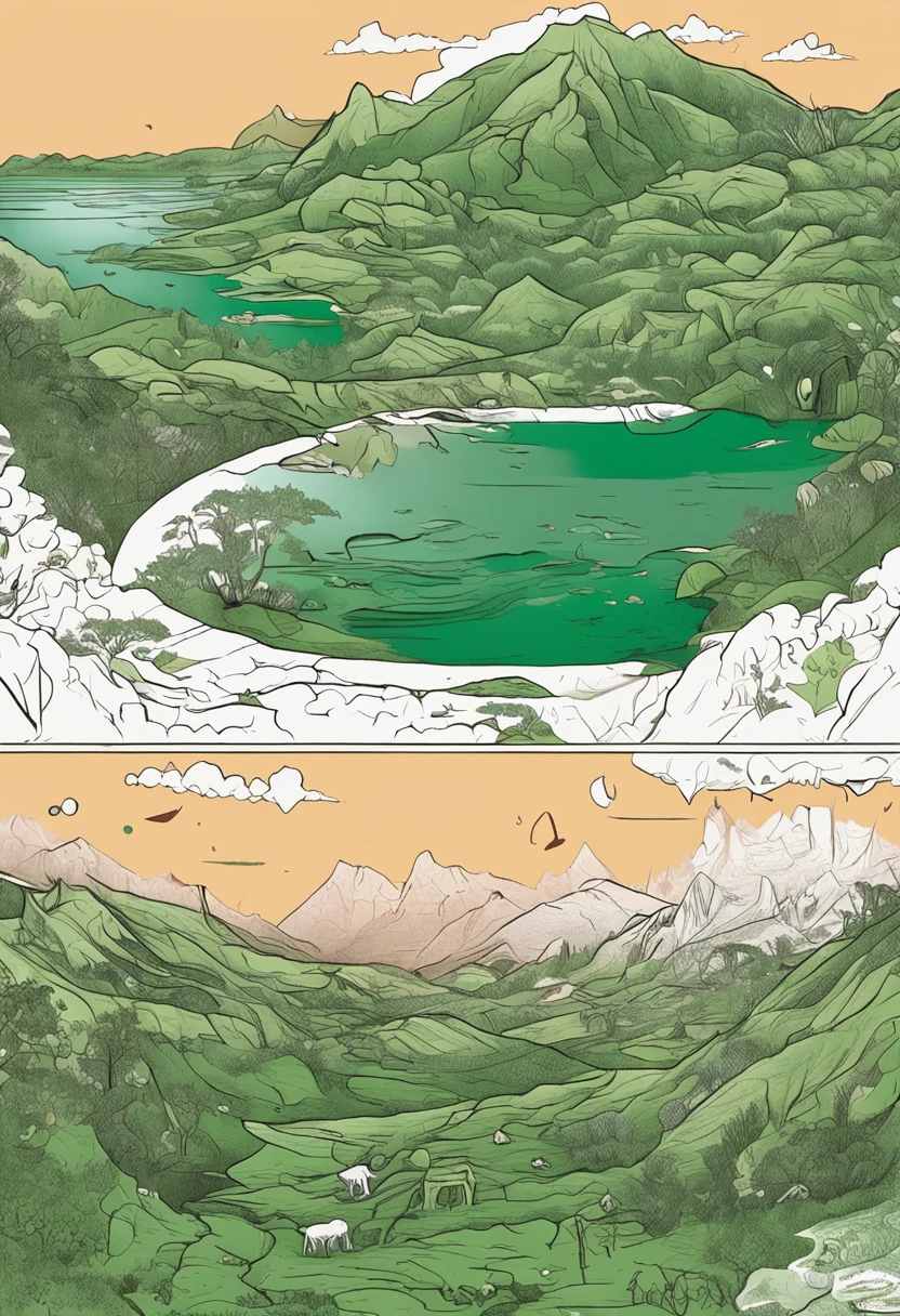 It has green mountains and green water,There is "ecological prosperity, civilization prospering.",Ecological decline is civilization decline"