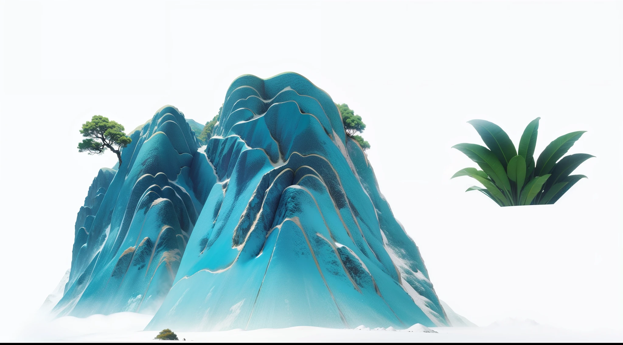 tmasterpiece,high qulity,Green mountains,4K,Ray traching