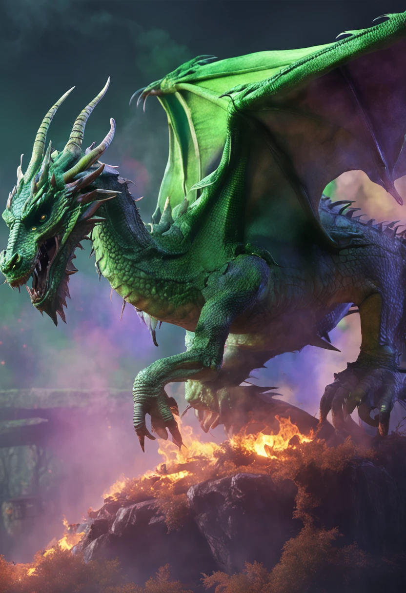 He also hoisted the green dragon in the clan and smoked it for 7 days and 7 nights