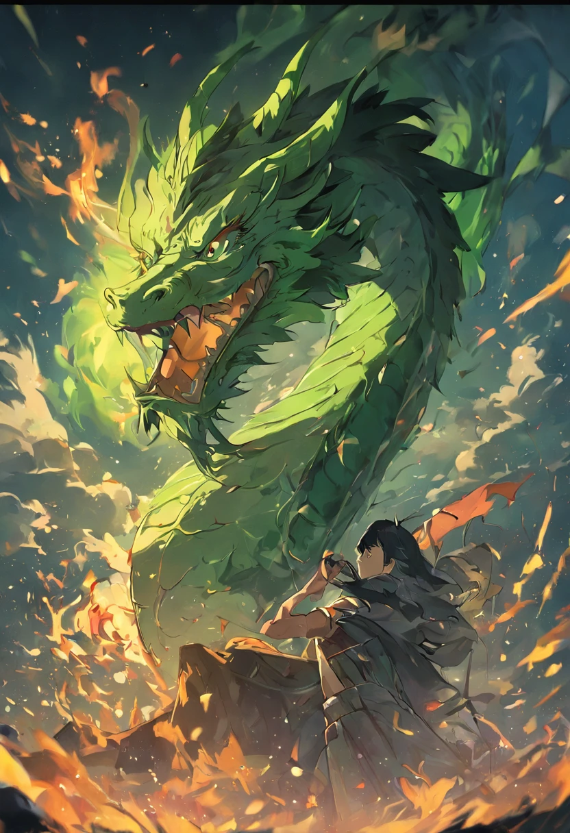 He also hoisted the green dragon in the clan,Smoked for 7 days and 7 nights