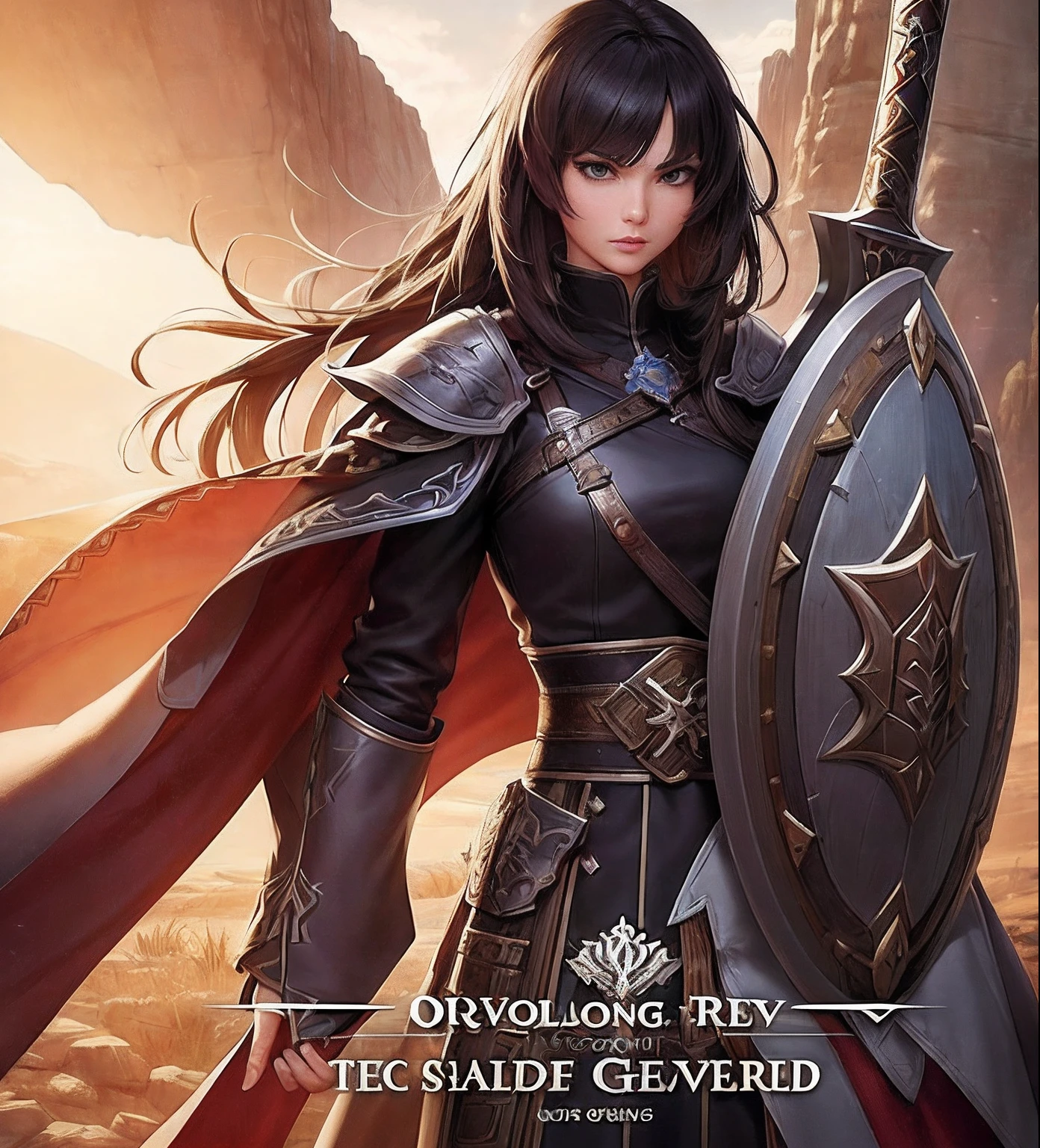 a close up of a person holding a sword and a shield, rpg character avatar, amazing mmorpg, 3 rd person action adventure rpg, fantasy mmo, korean mmorpg, key art, korean mmo, mmorpg fantasy, from guild wars, devianart and cgsociety, from ncsoft, promo art, litrpg novel cover, epic fantasy art style hd, powerful fantasy epic legends